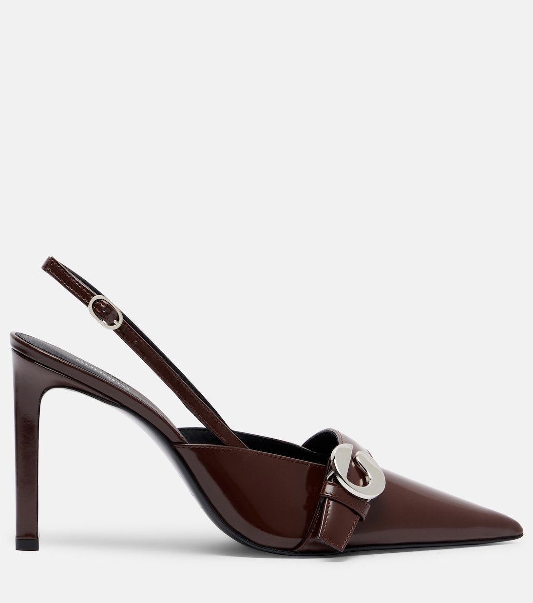 Belt Stiletto leather slingback pumps | Coperni