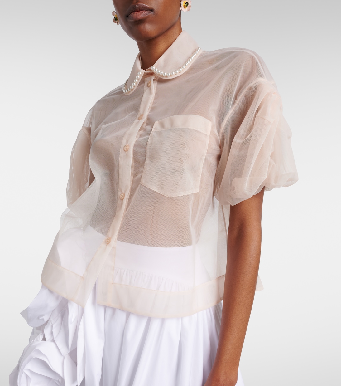 Hemd aus Tüll | Simone Rocha