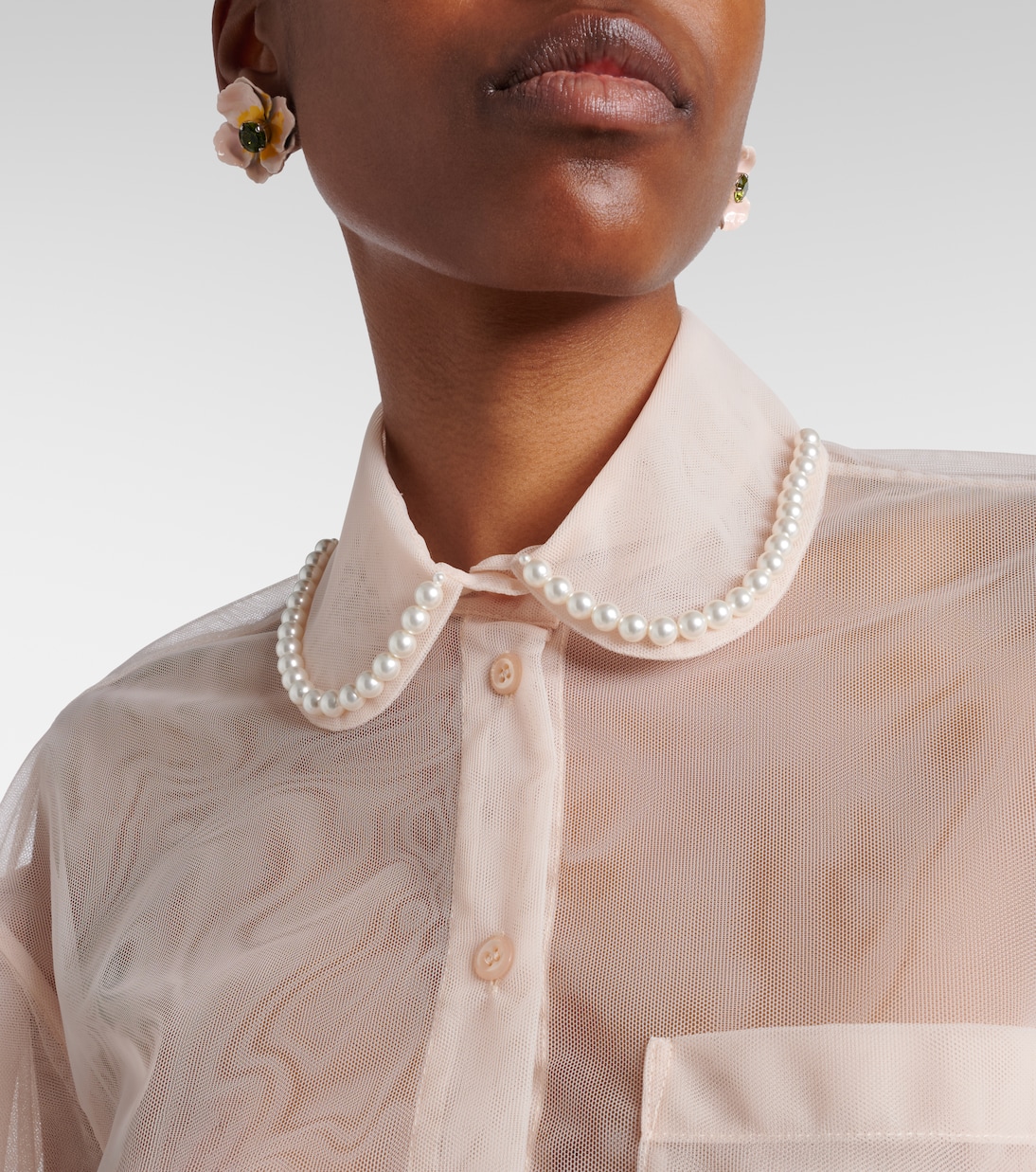 Hemd aus Tüll | Simone Rocha