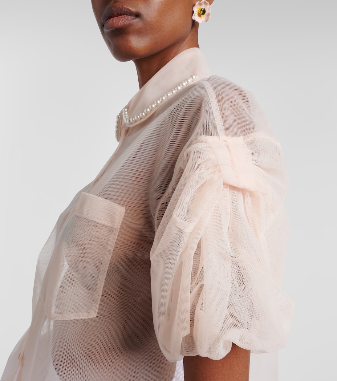 Hemd aus Tüll | Simone Rocha