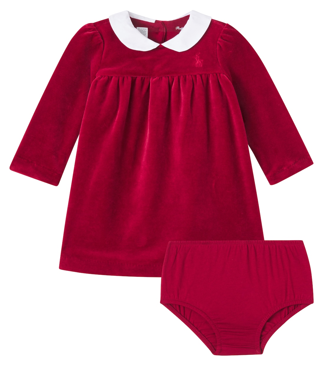 Baby cotton-blend dress and bloomers set | Polo Ralph Lauren Kids