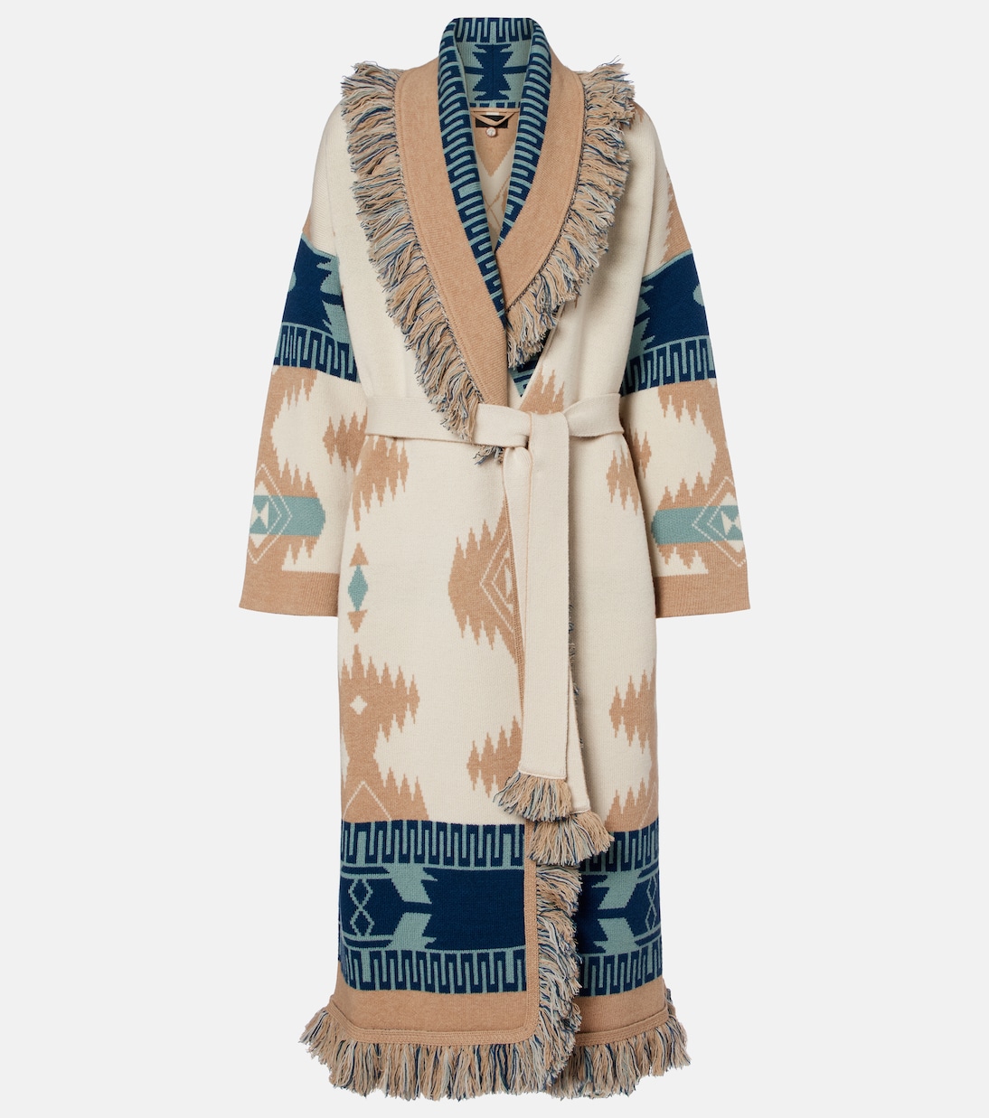 Icon jacquard virgin wool cardigan | Alanui