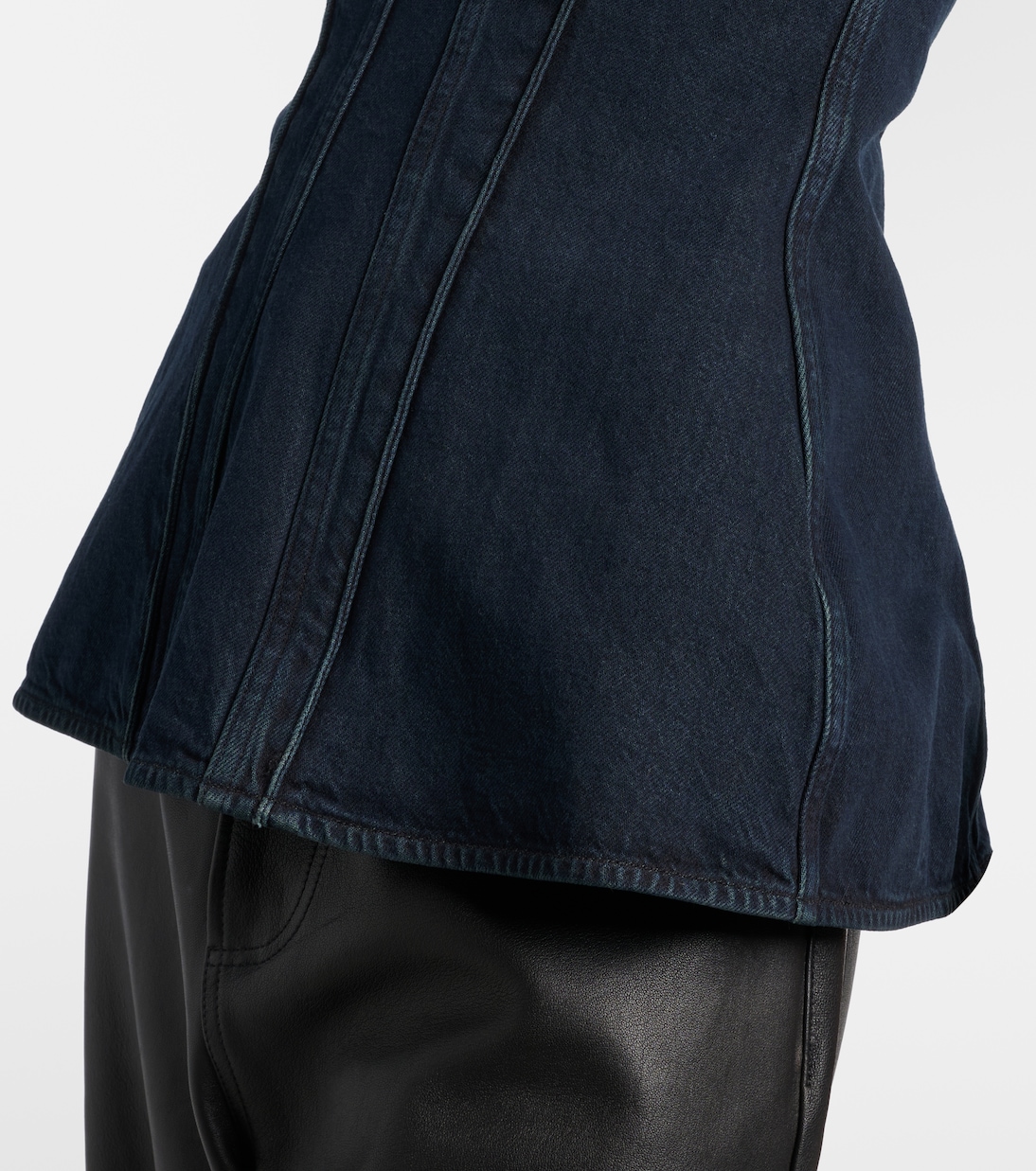 Bustier-Top Lara aus Denim | Agolde