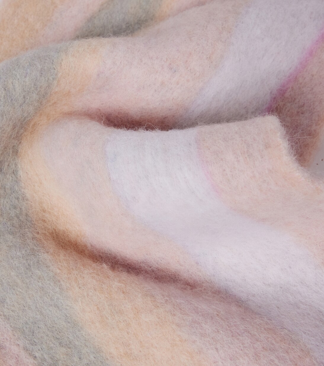 Striped alpaca and wool-blend scarf | Loewe