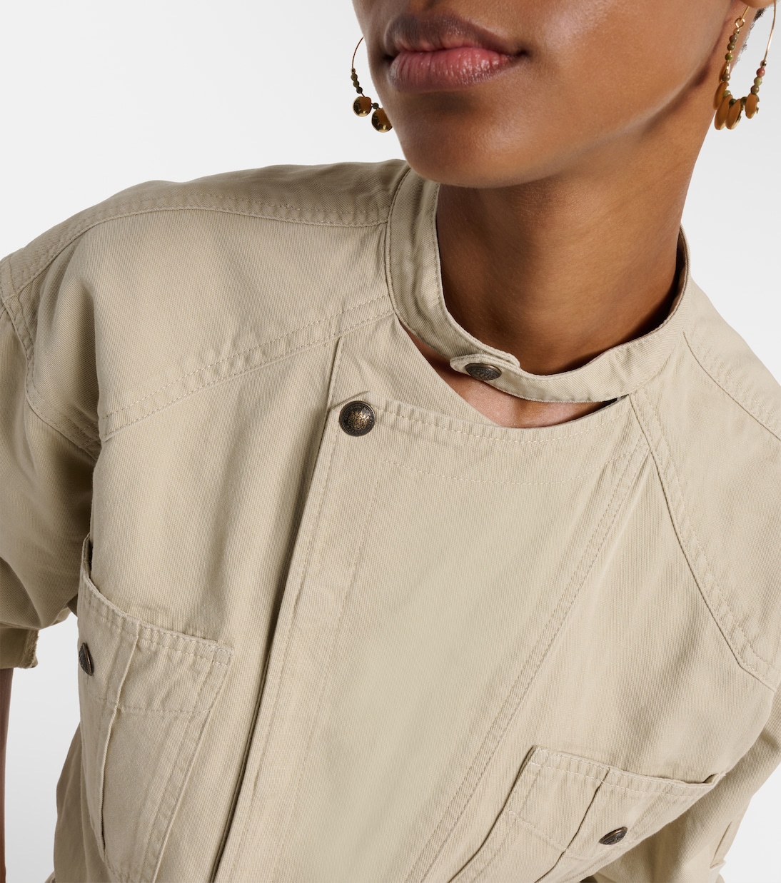 Combi-pantalon Nessime en coton et lin | Marant Etoile