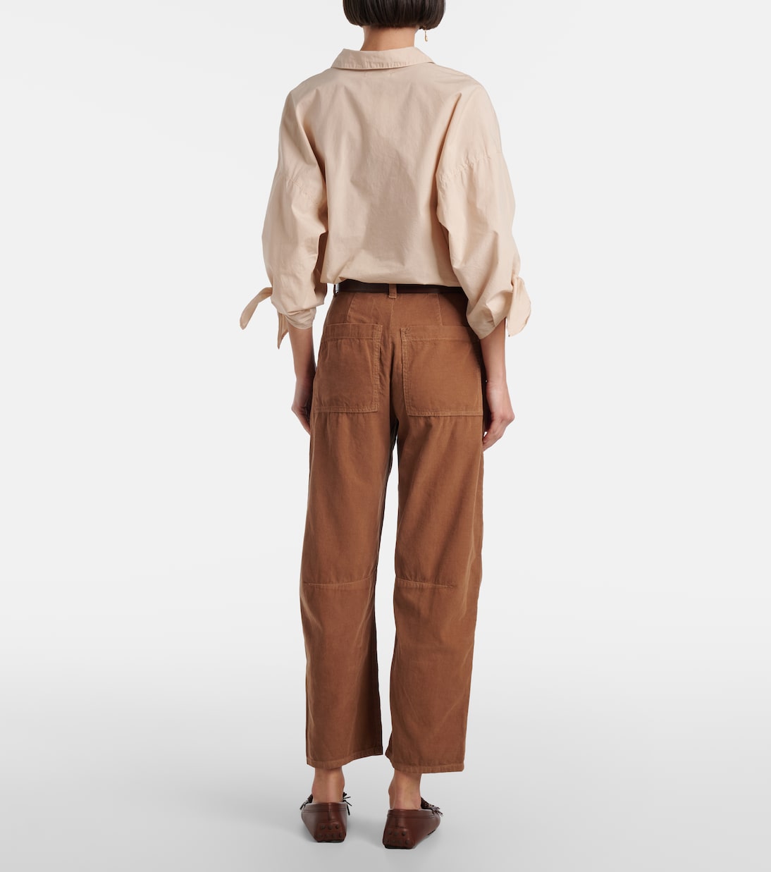 Gerade Hose Sue aus Baumwolle | Velvet