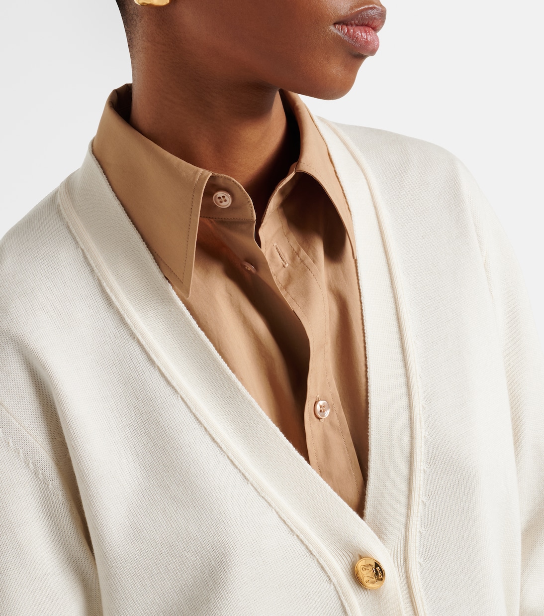 Cardigan aus Wolle, Seide und Kaschmir | Blazé Milano