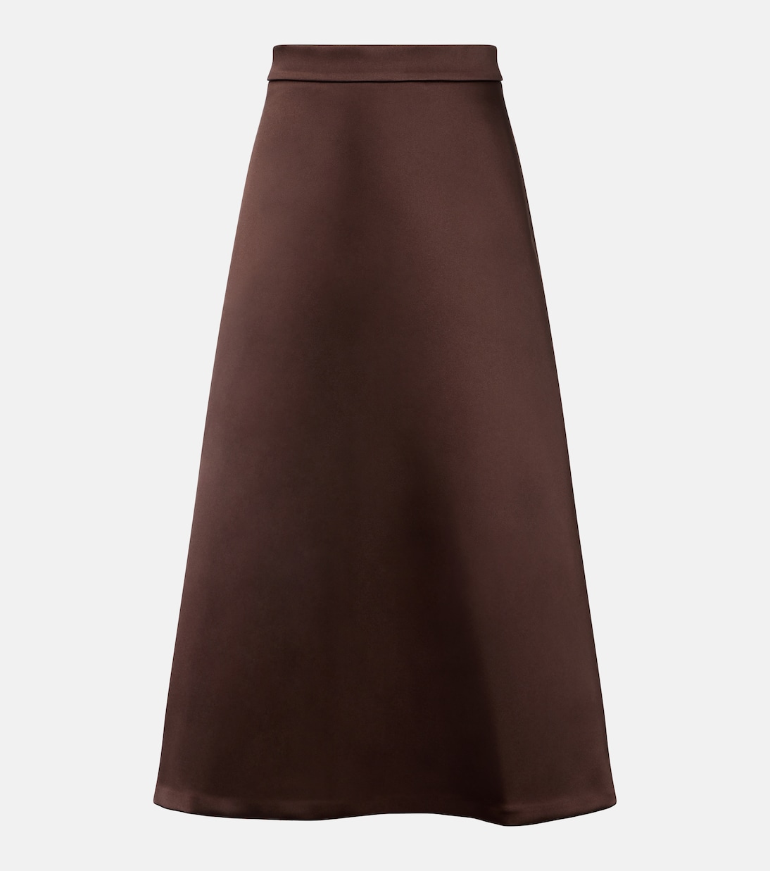 Satin midi skirt | Róhe
