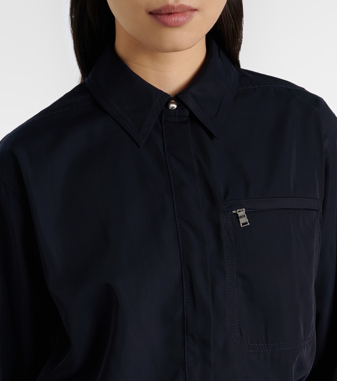 Wilfred technical taffeta shirt | Veronica Beard