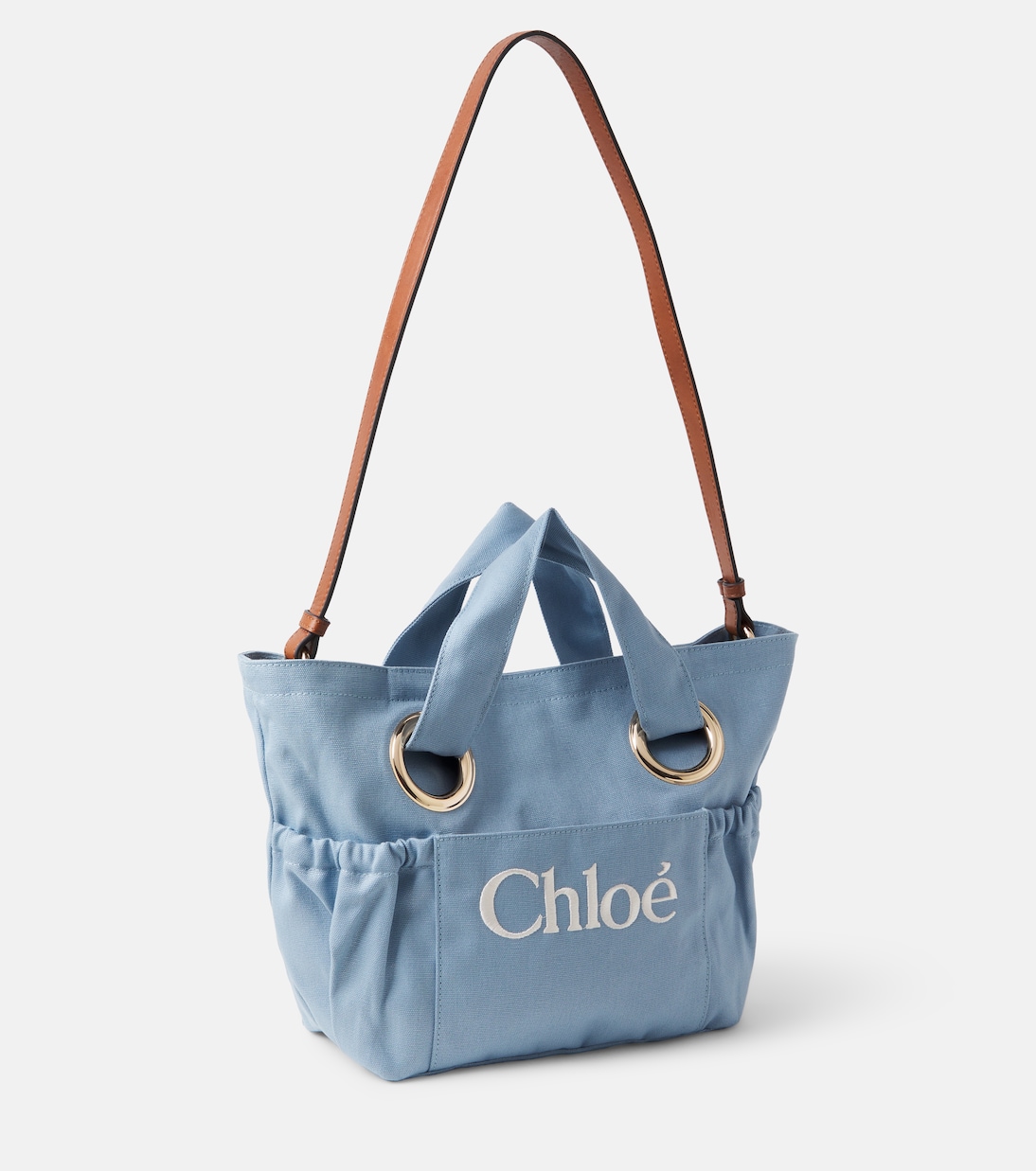Tasche aus Canvas mit Leder | Chloé Kids