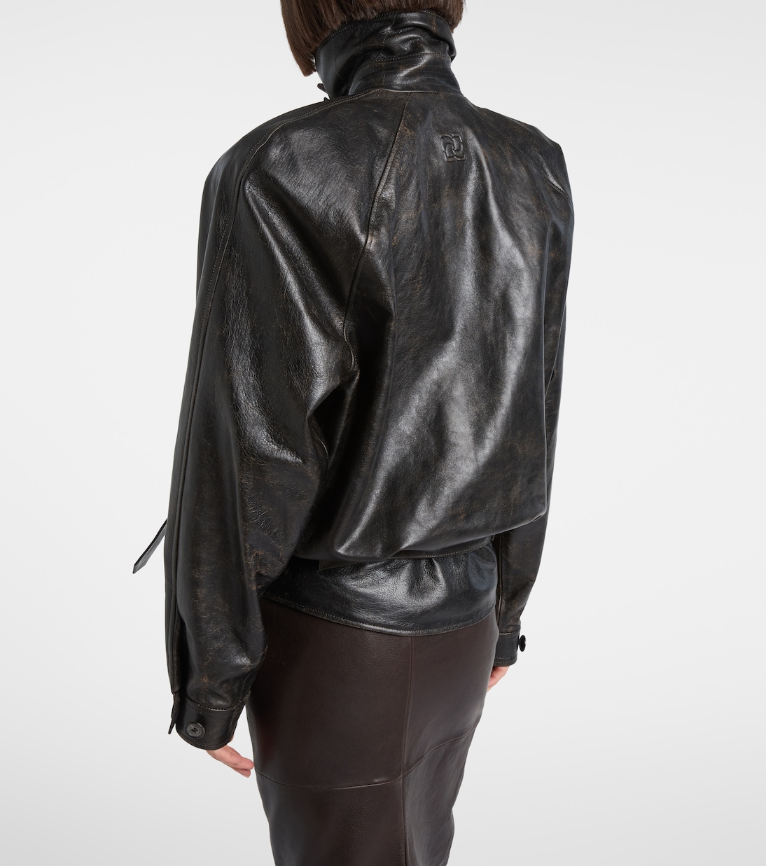 Belted leather jacket | Magda Butrym