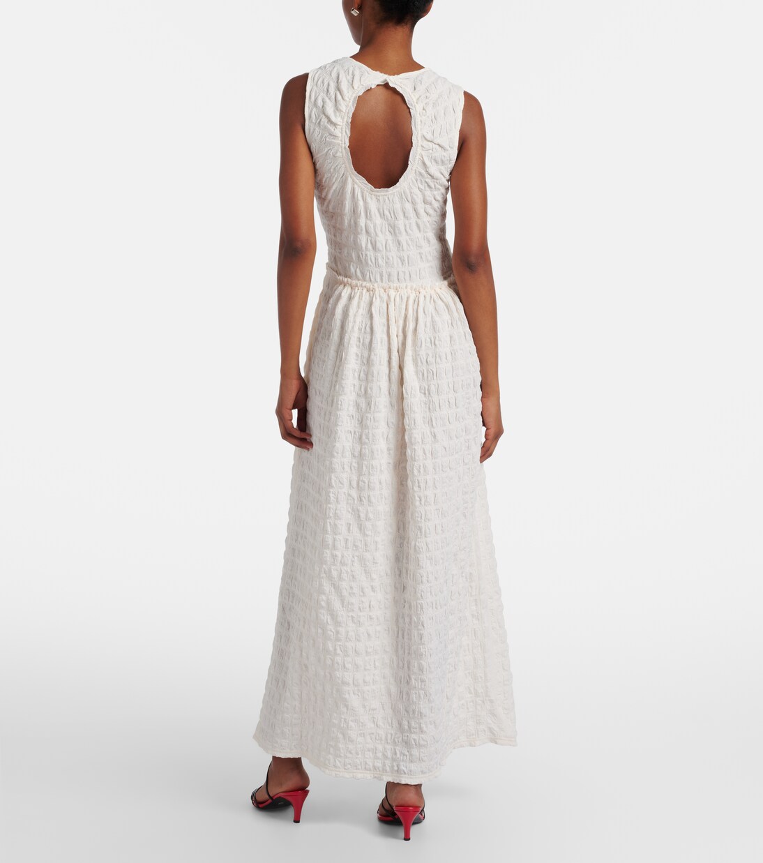 White Label Zoira shirred maxi dress | Proenza Schouler