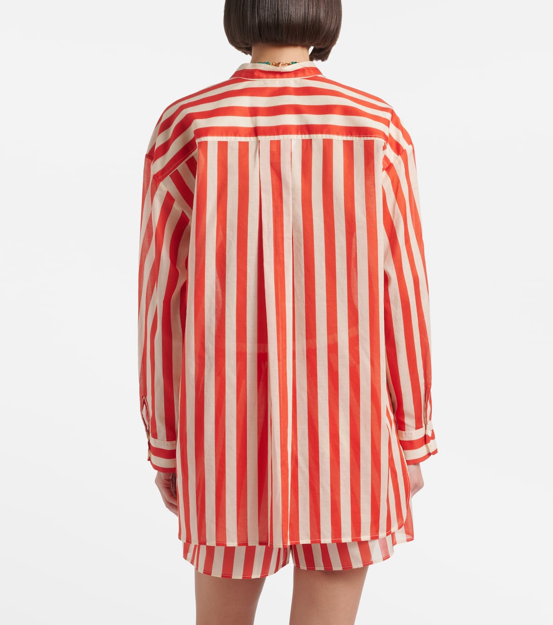 Camicia Duetto in voile di cotone a righe | Eres