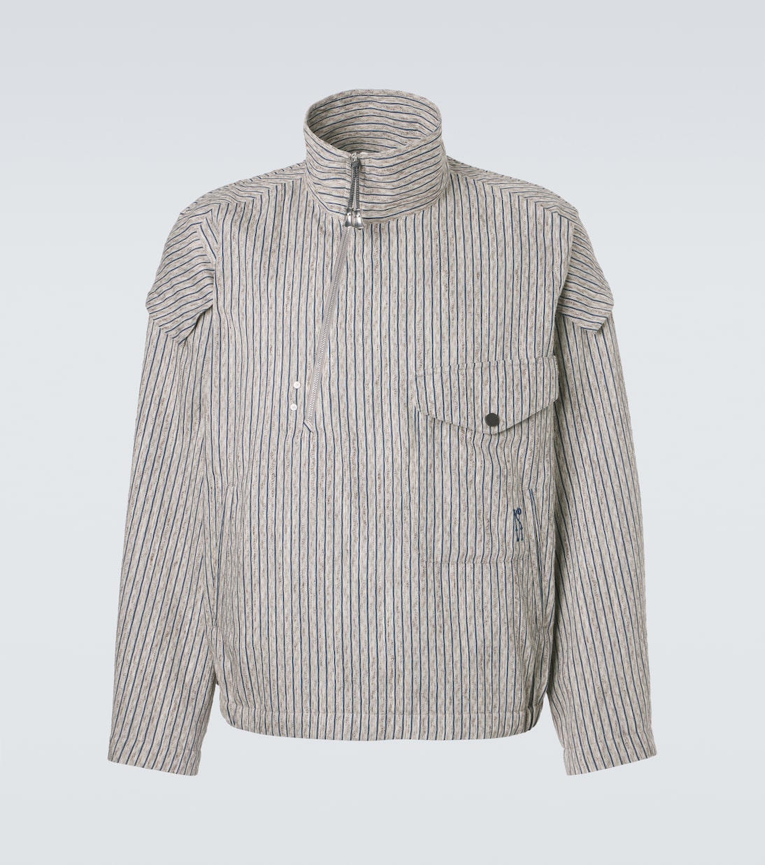 Farkas cotton and linen-blend jacket | Kiko Kostadinov