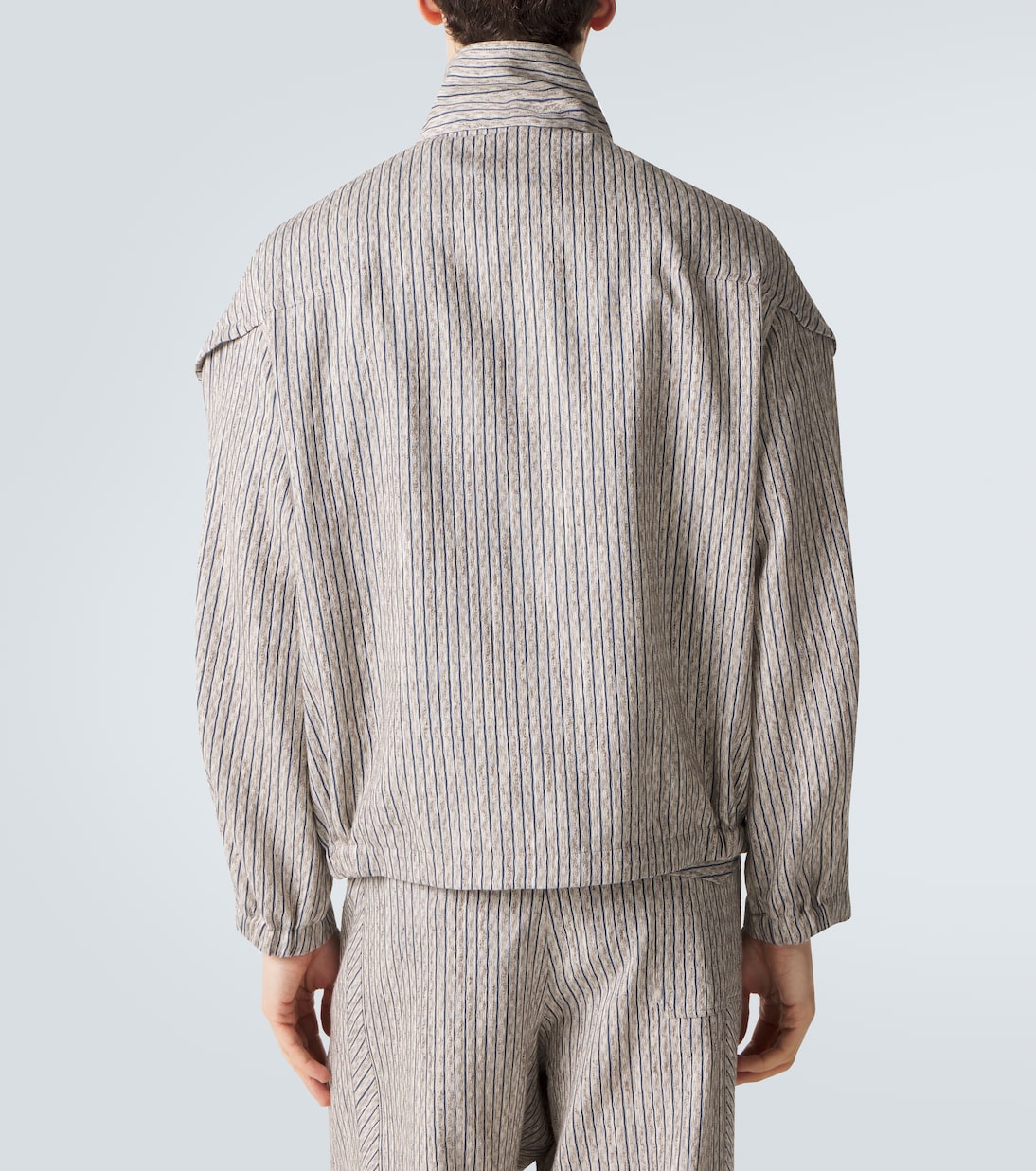 Farkas cotton and linen-blend jacket | Kiko Kostadinov
