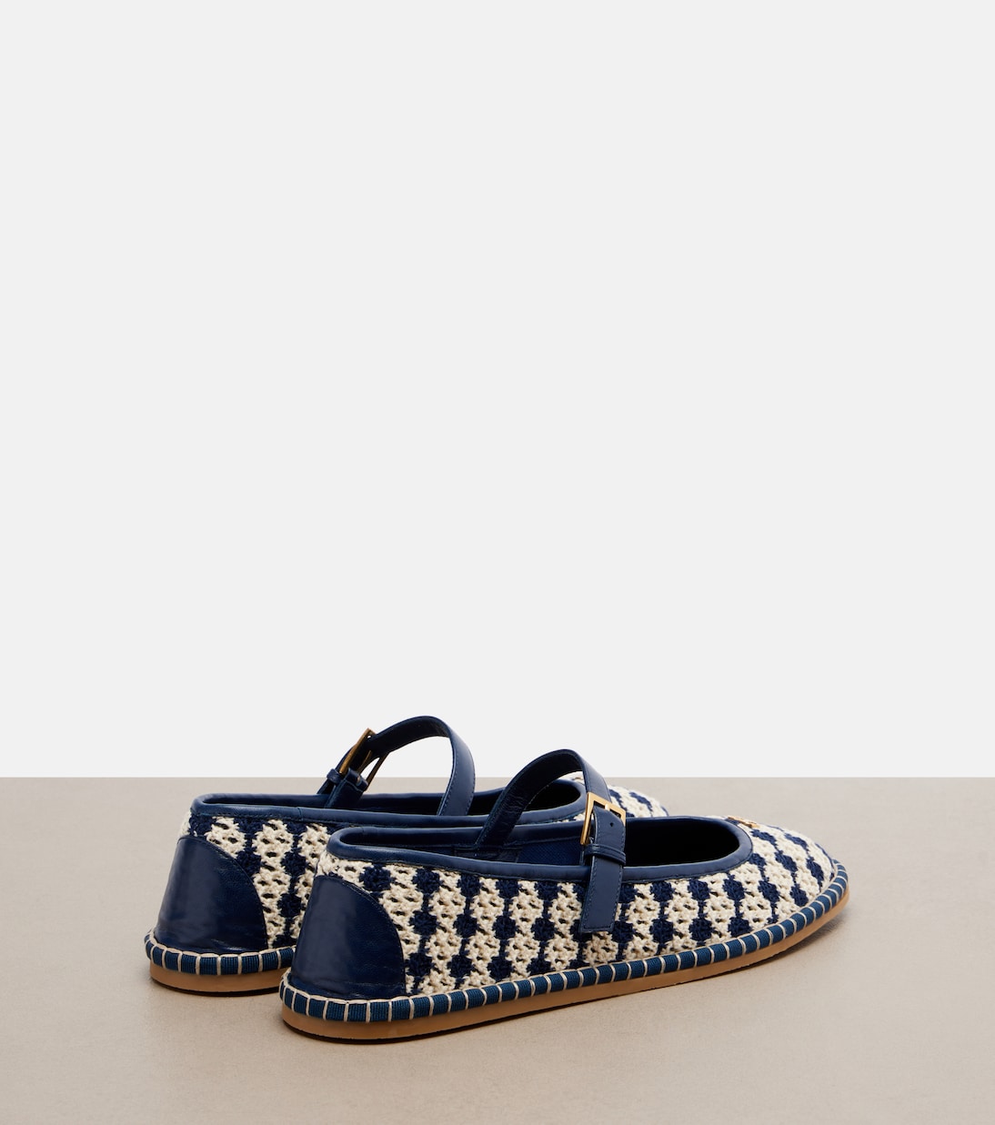 La Cruisette crochet Mary Jane flats | Valentino Garavani