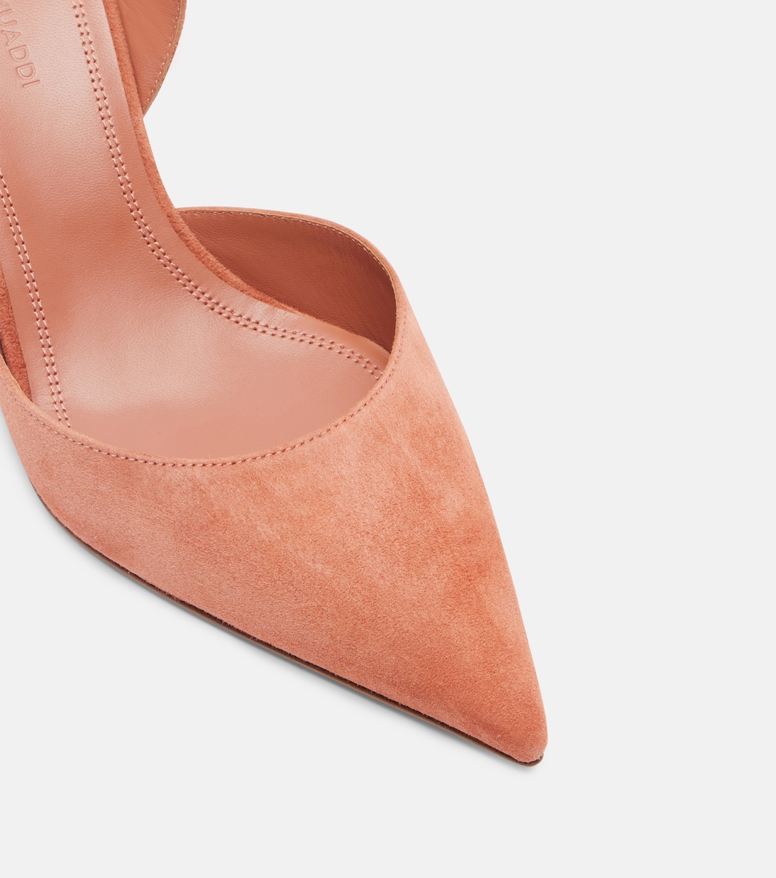 Slingback-Pumps Holli aus Veloursleder | Amina Muaddi