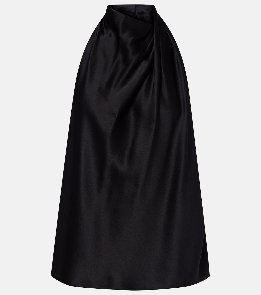 Halterneck silk satin top | The Sei