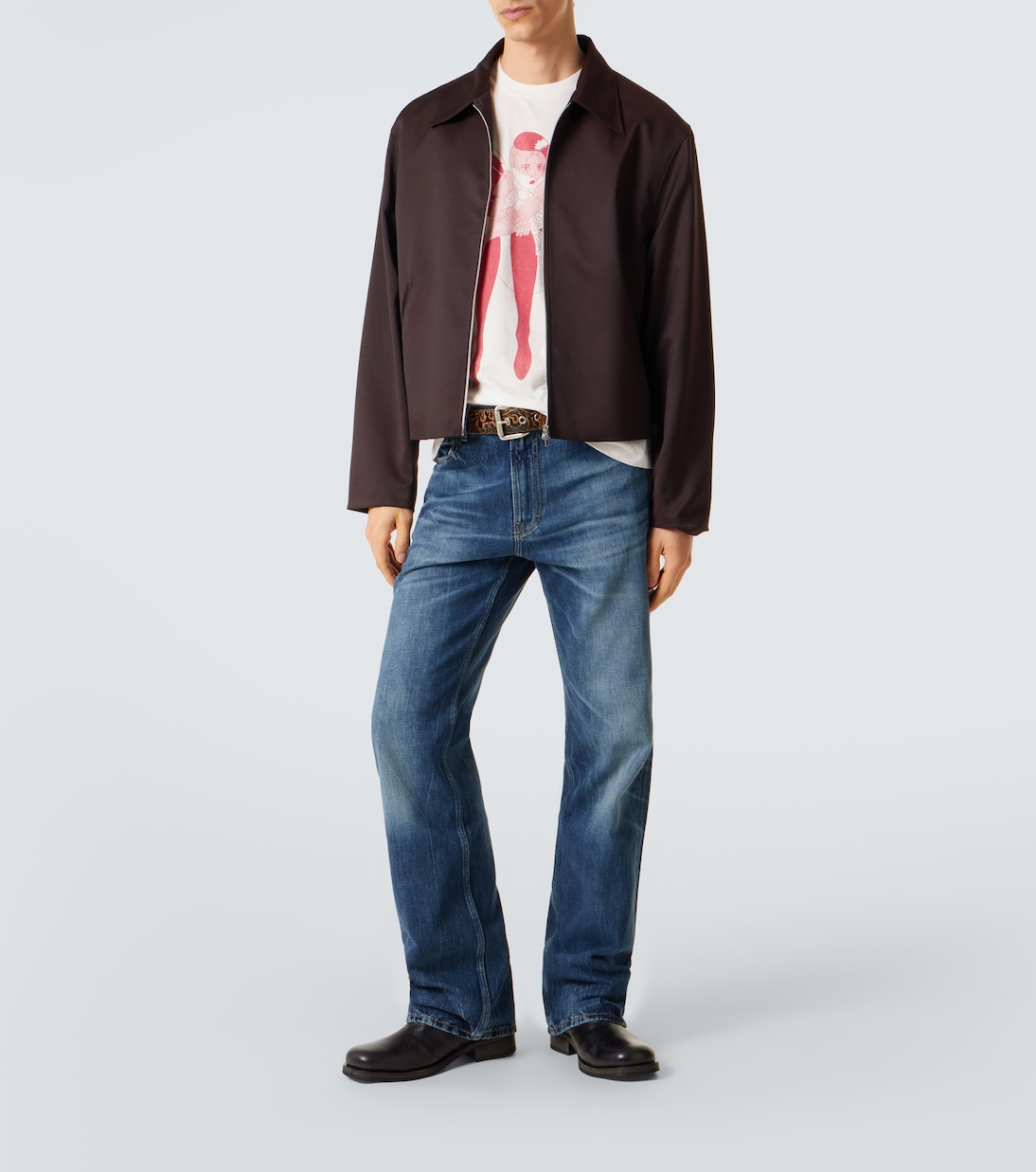 Box printed cotton jersey T-shirt | Our Legacy