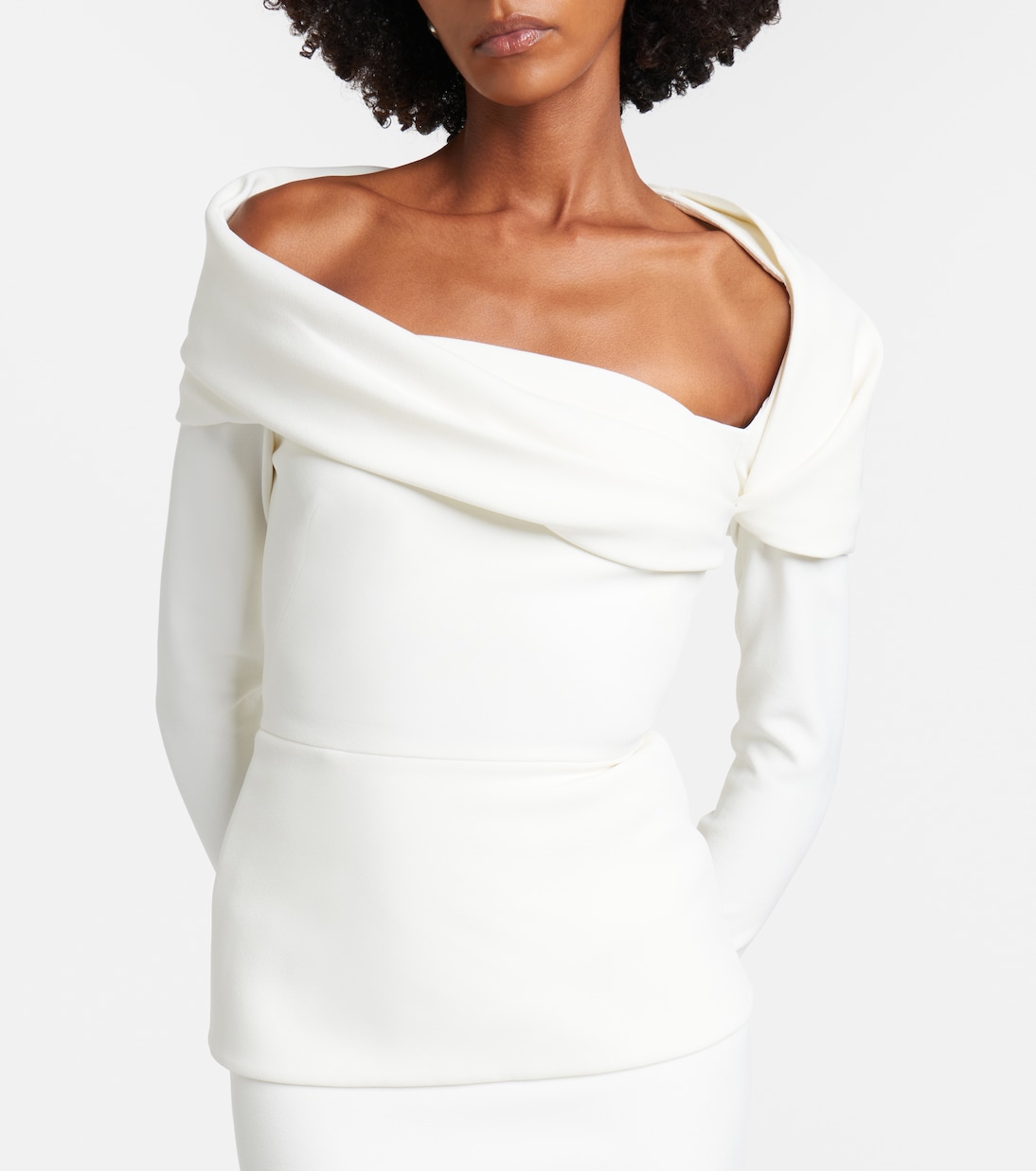 Robe Millie aus Crêpe | Safiyaa