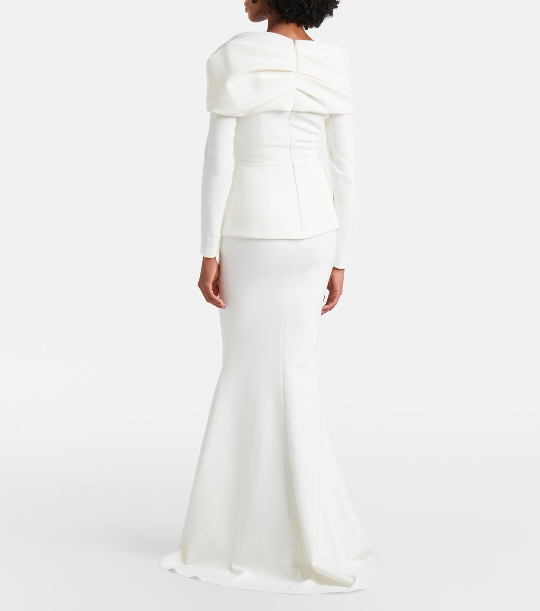 Robe Millie aus Crêpe | Safiyaa