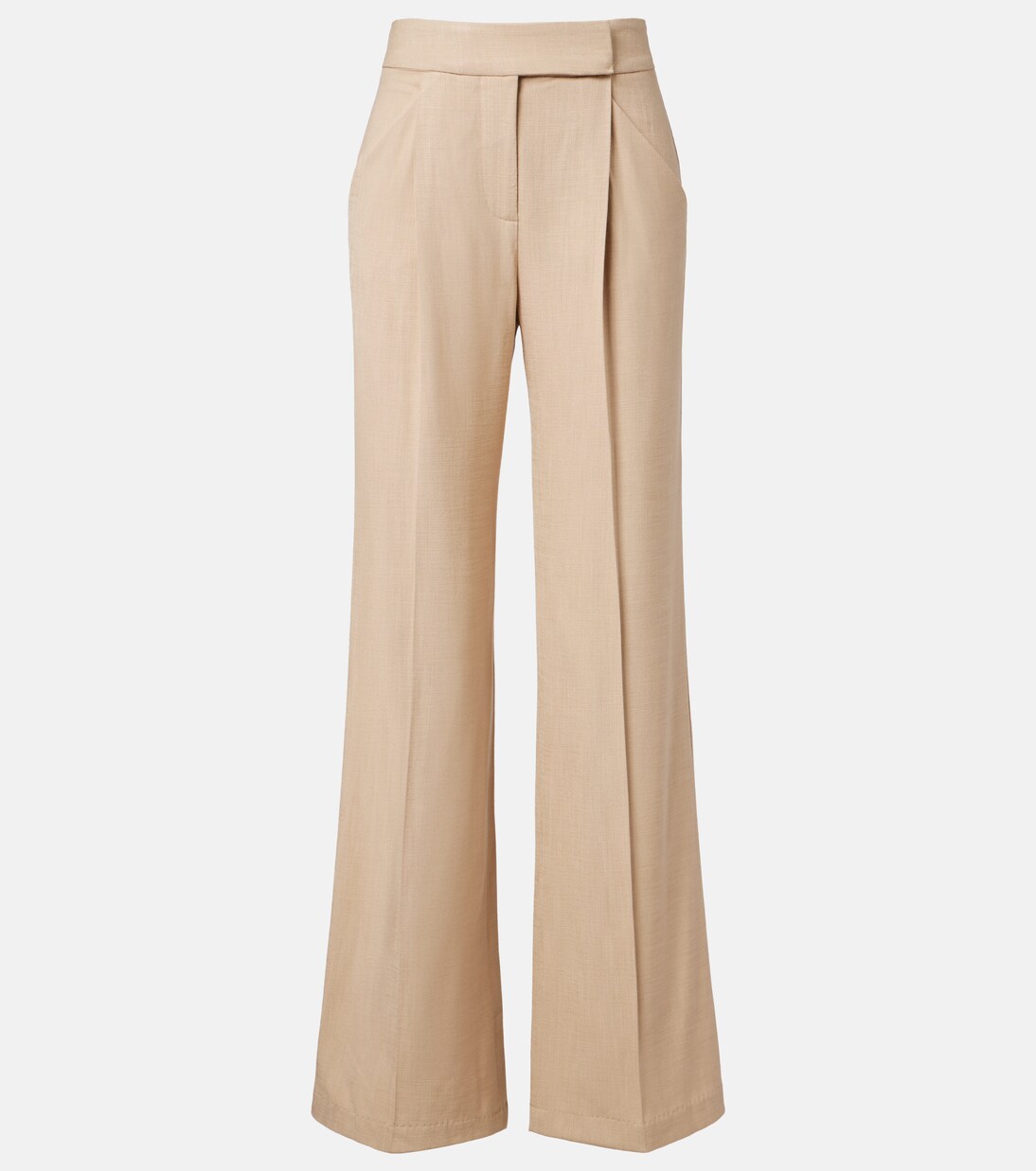 Pleated wide-leg pants | Veronica Beard