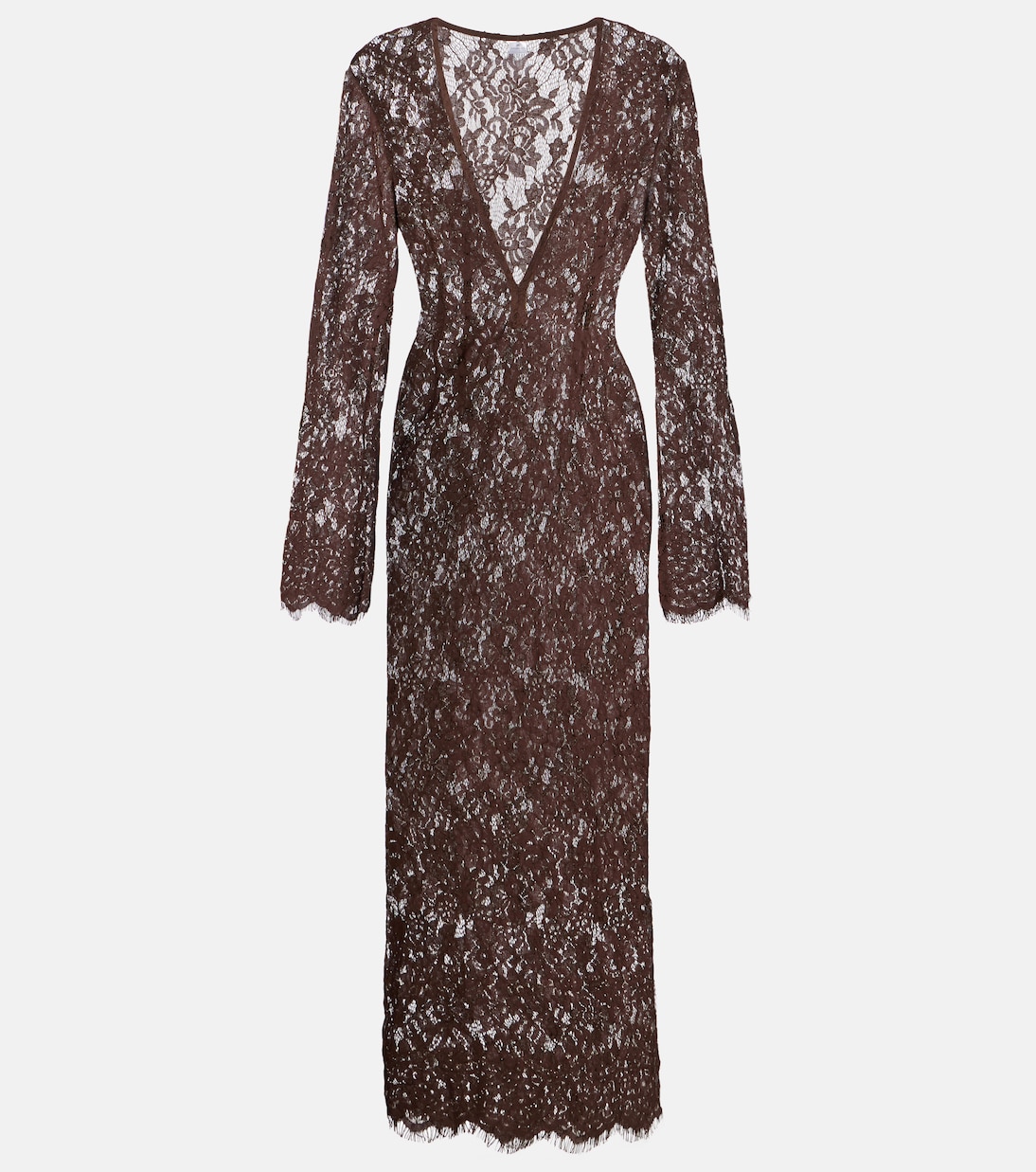 Millie cotton and silk lace maxi dress | Bananhot