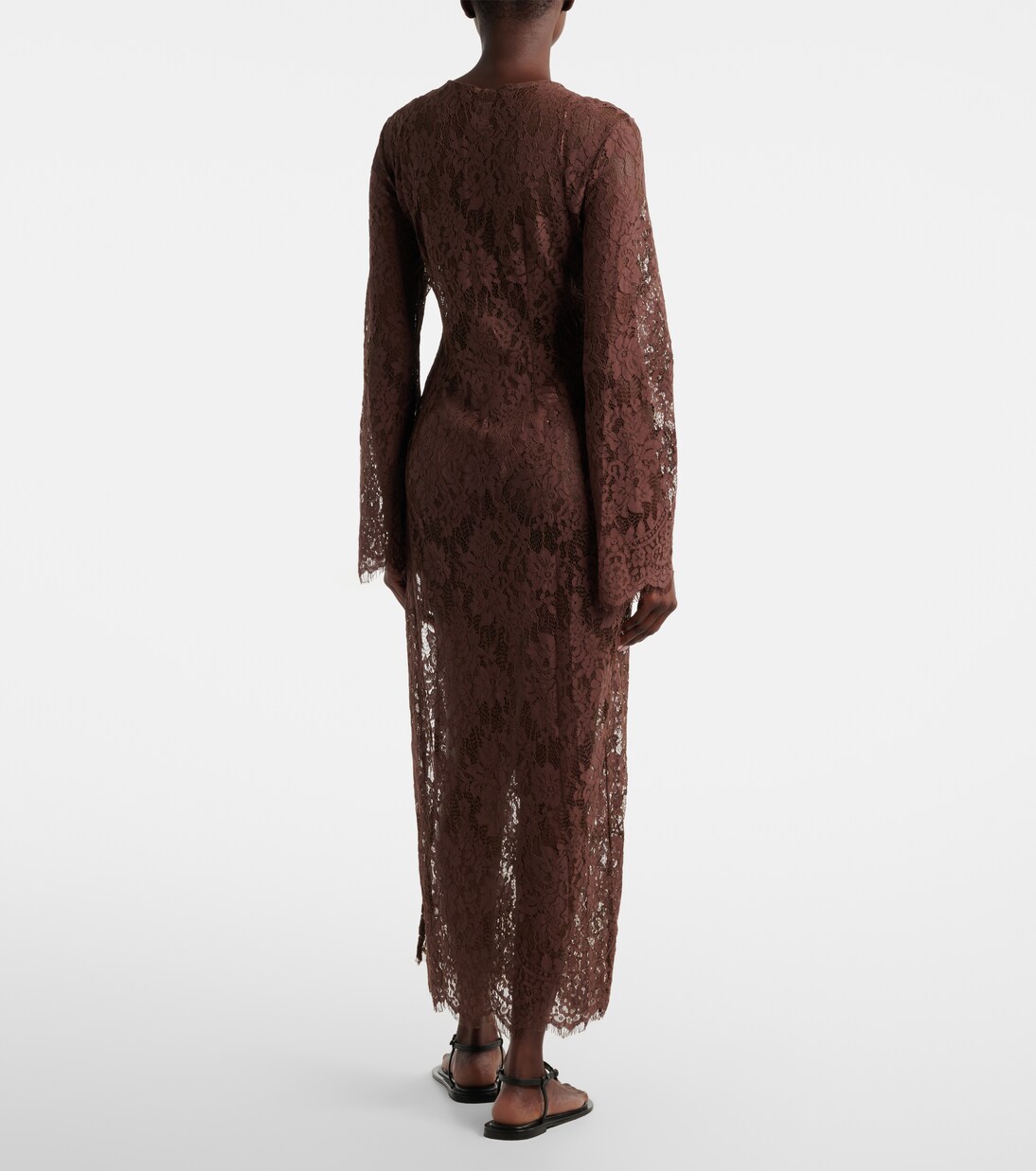 Millie cotton and silk lace maxi dress | Bananhot