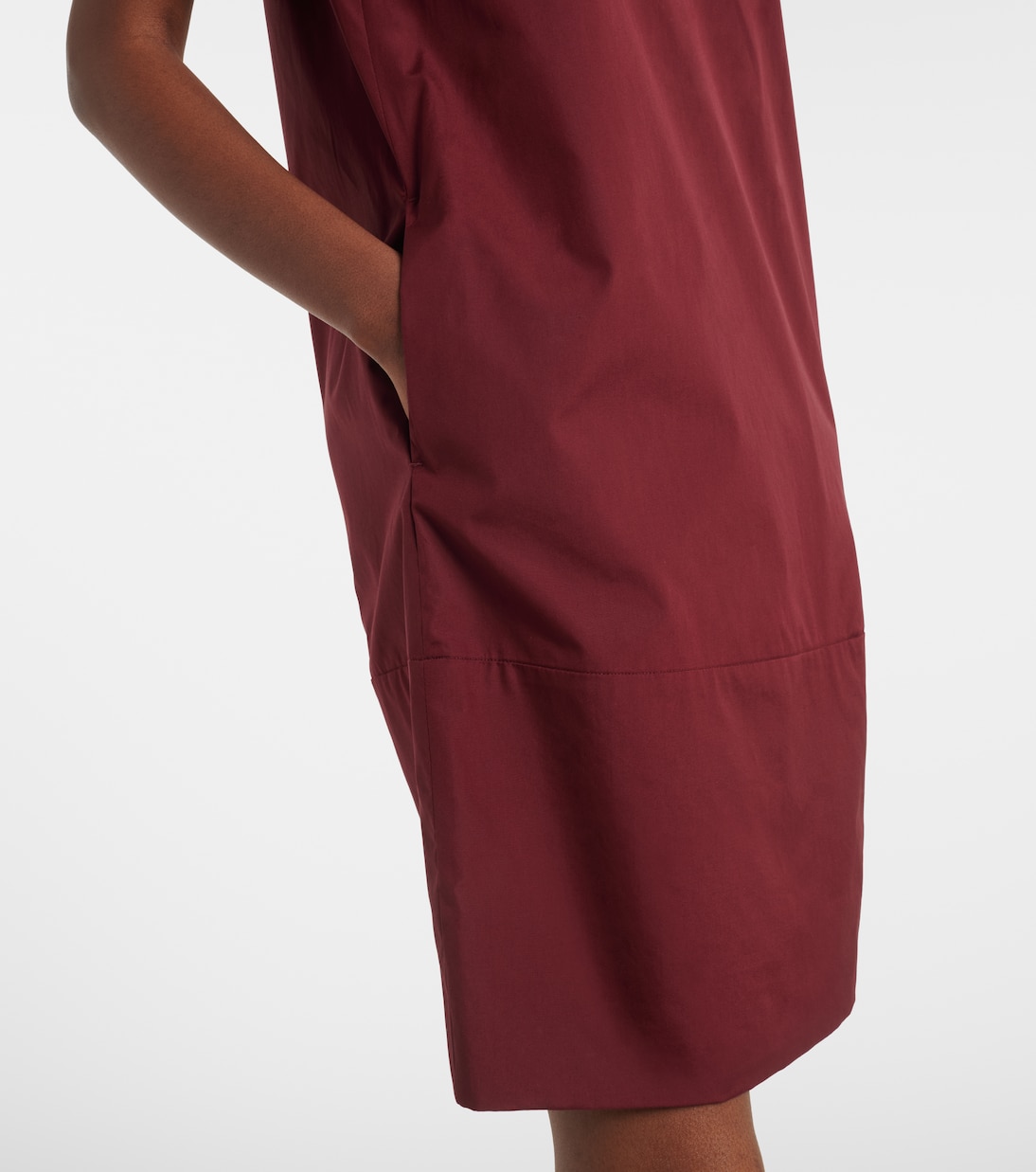 Puff-sleeve cotton poplin minidress | 'S Max Mara