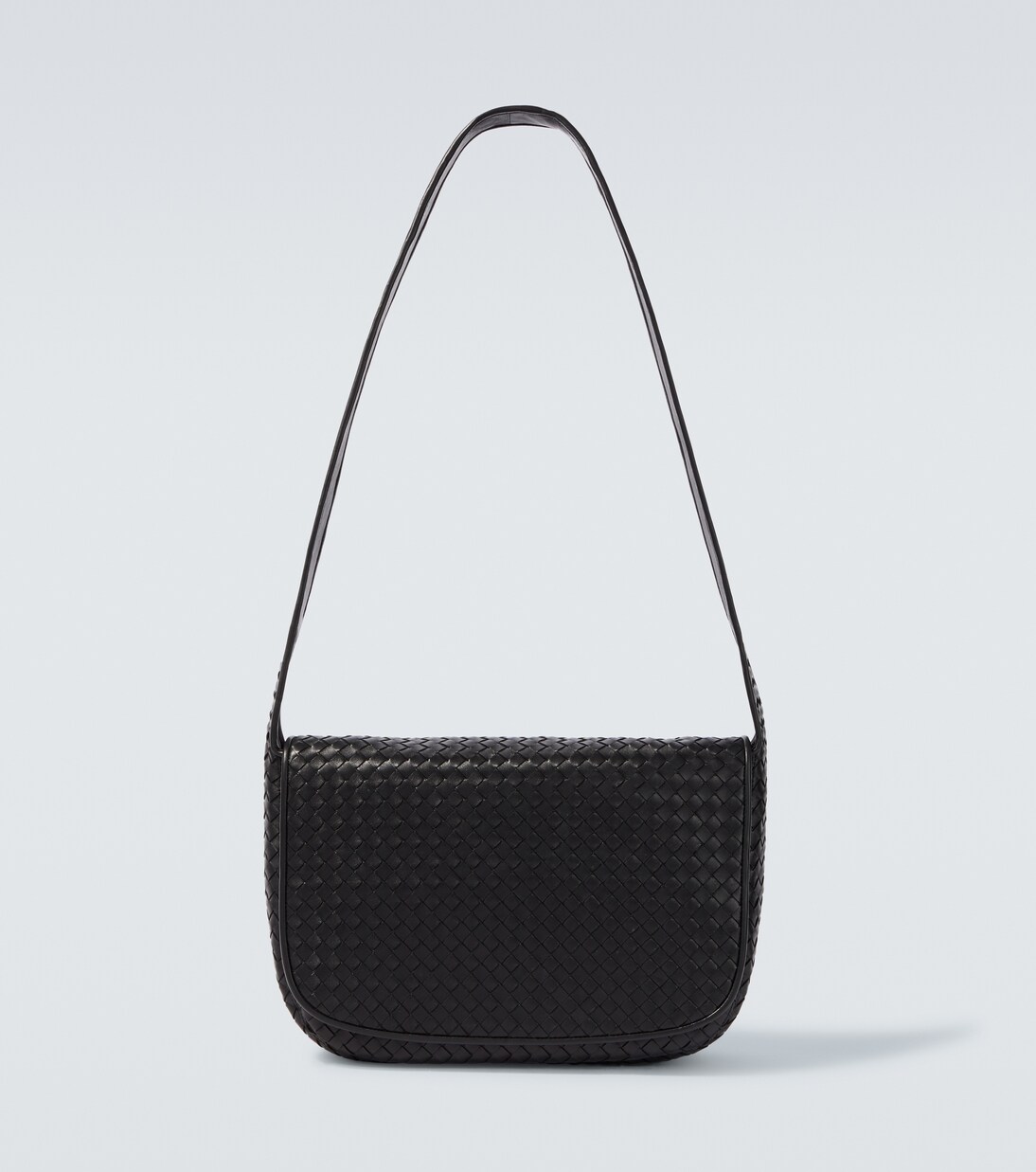 Veneto Intrecciato编织L号皮革单肩包 | Bottega Veneta