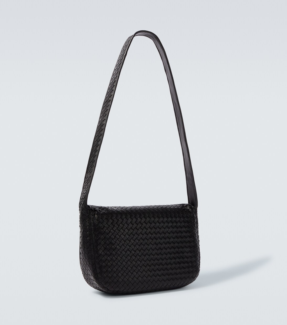 Veneto Intrecciato编织L号皮革单肩包 | Bottega Veneta