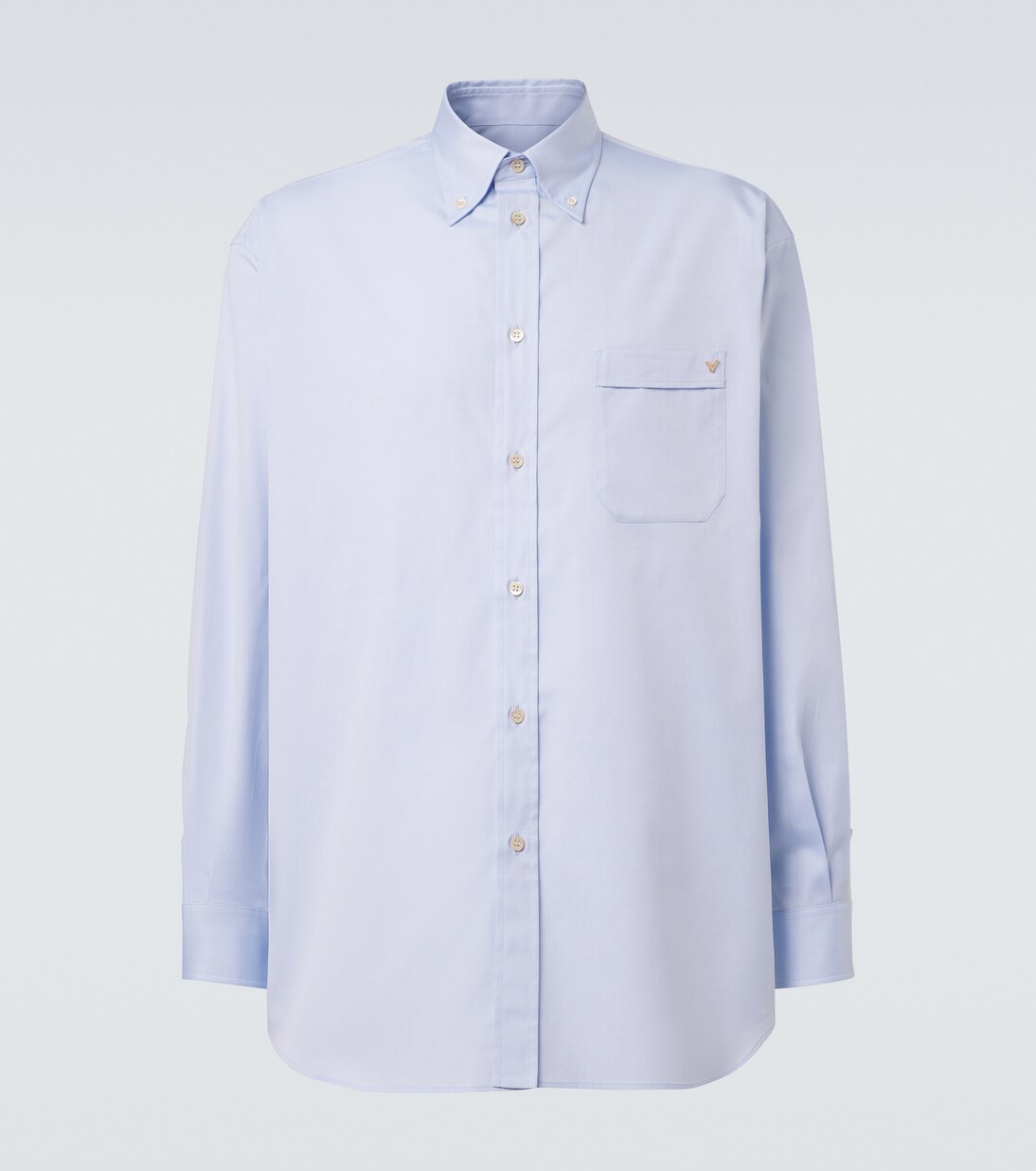 VGold cotton Oxford shirt | Valentino