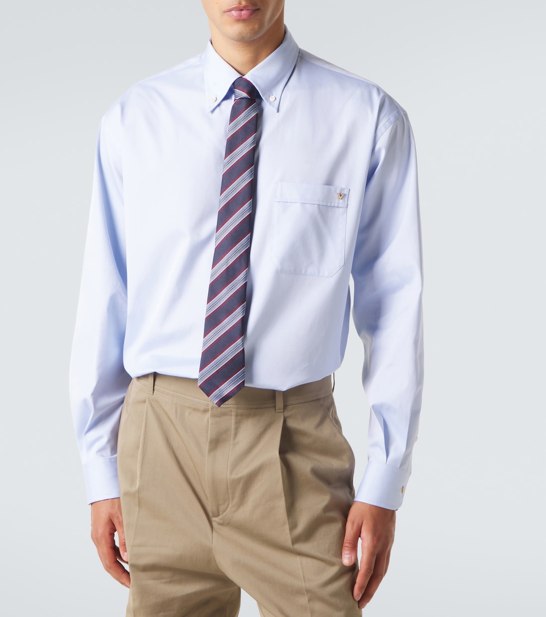 VGold cotton Oxford shirt | Valentino