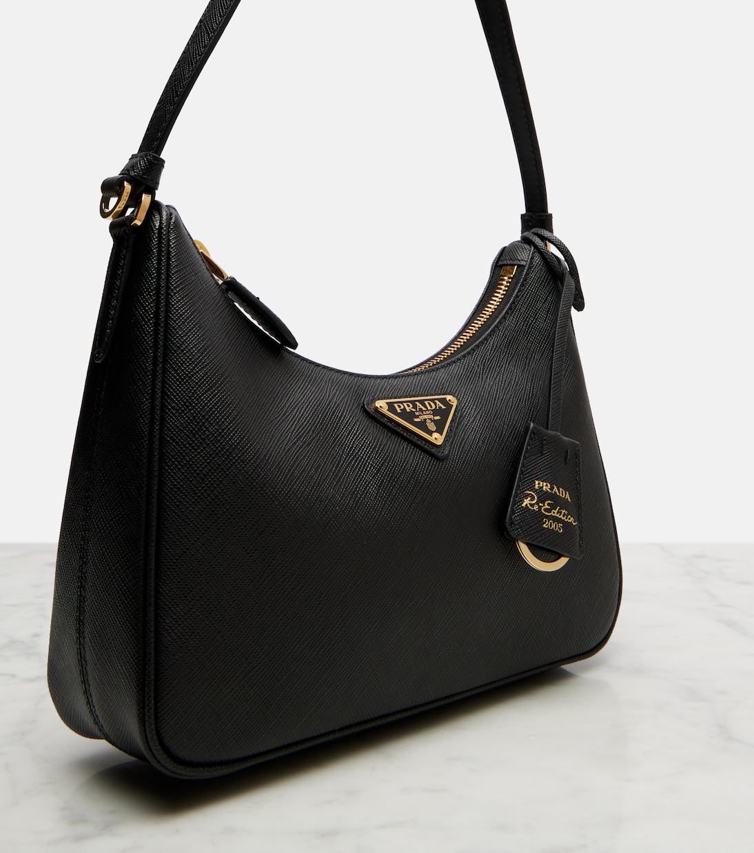 Prada Re-Edition 2005 leather shoulder bag | Prada