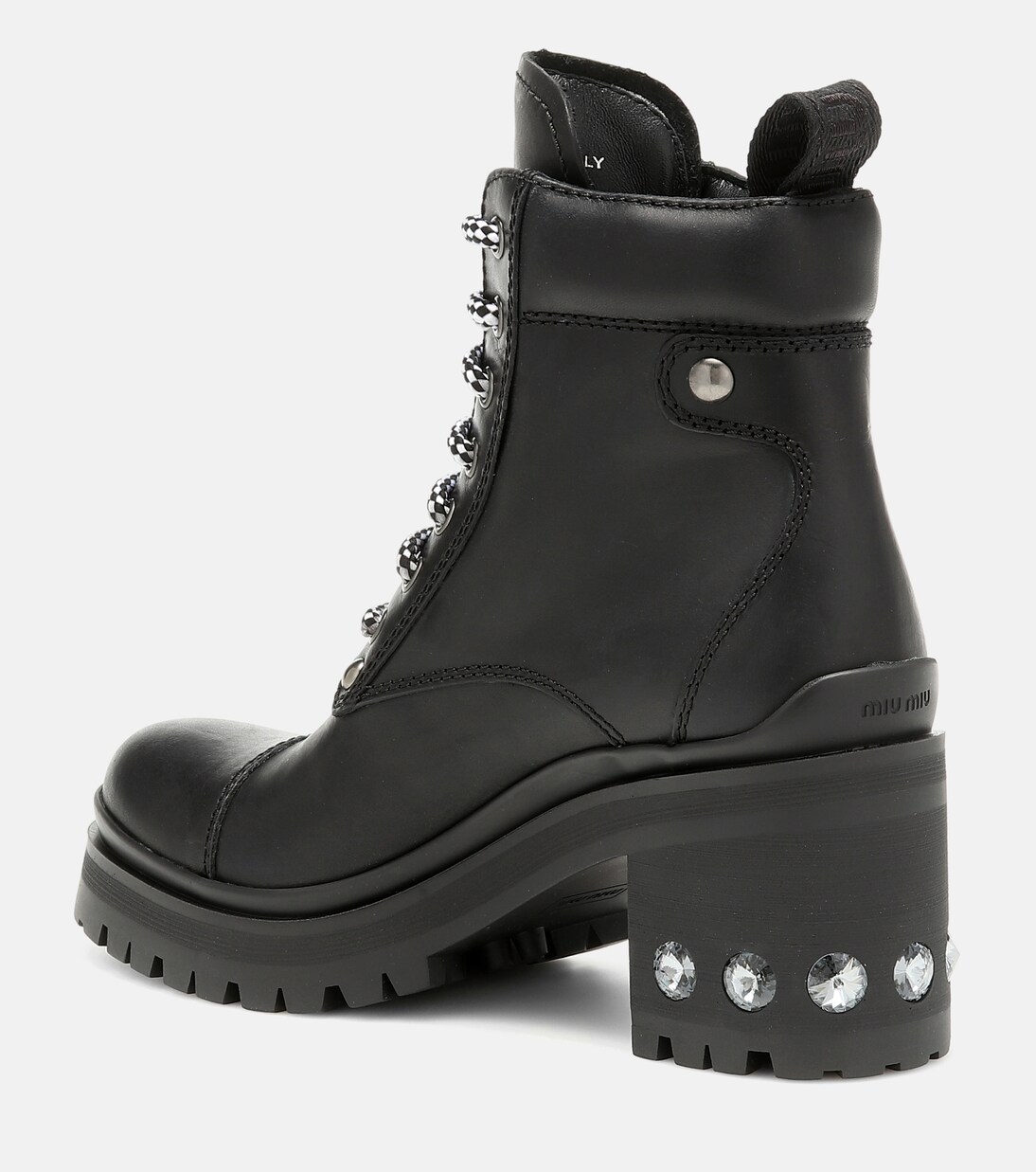 Bottines en cuir | Miu Miu