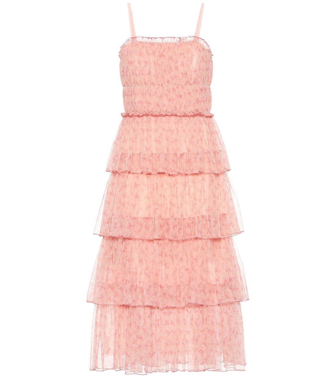 Harlyn floral tulle midi dress | Simkhai