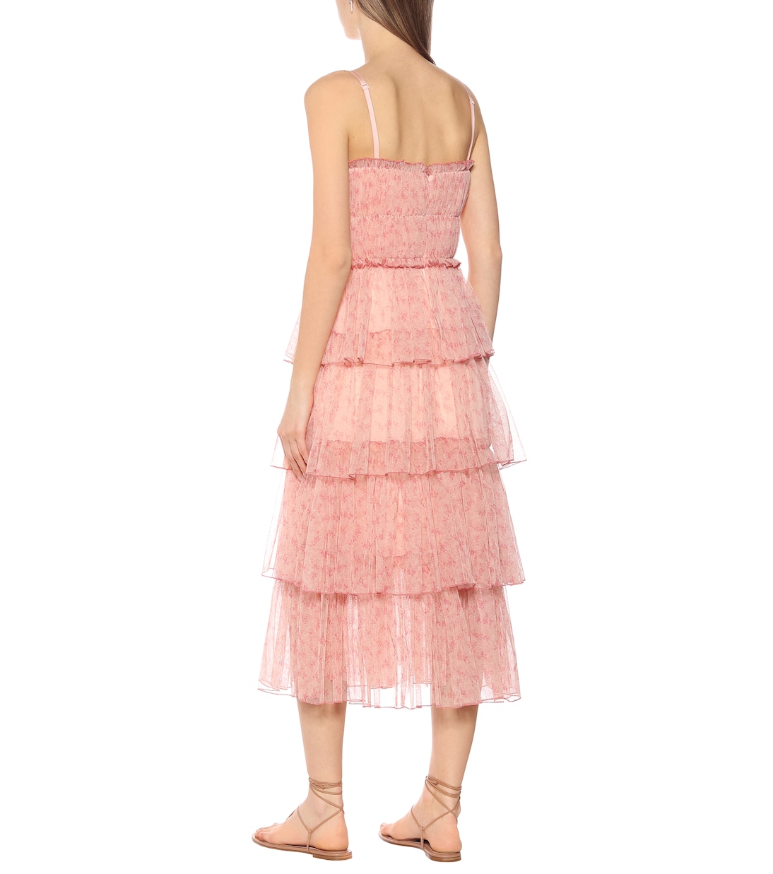 Harlyn floral tulle midi dress | Simkhai