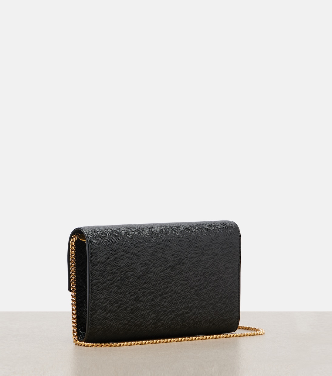 Uptown leather wallet on chain | Saint Laurent