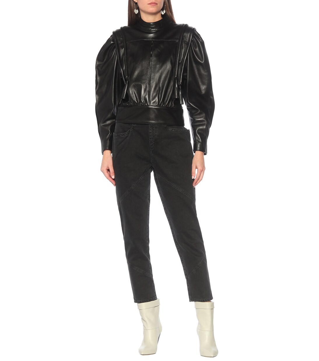 Blouse Lars en cuir | Isabel Marant