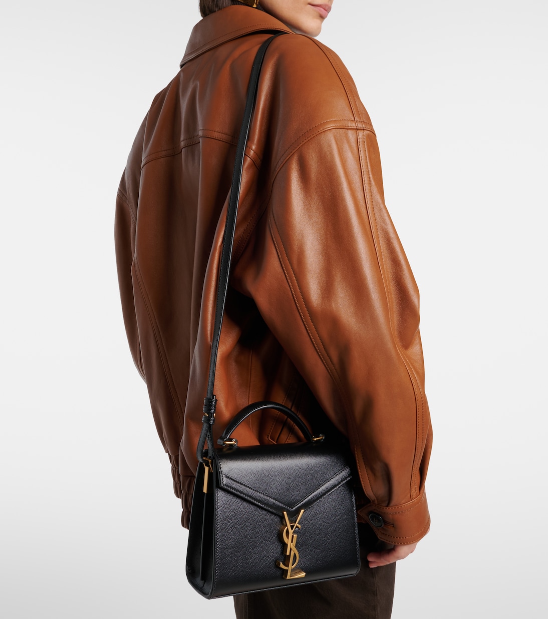 Cassandra Mini leather shoulder bag | Saint Laurent