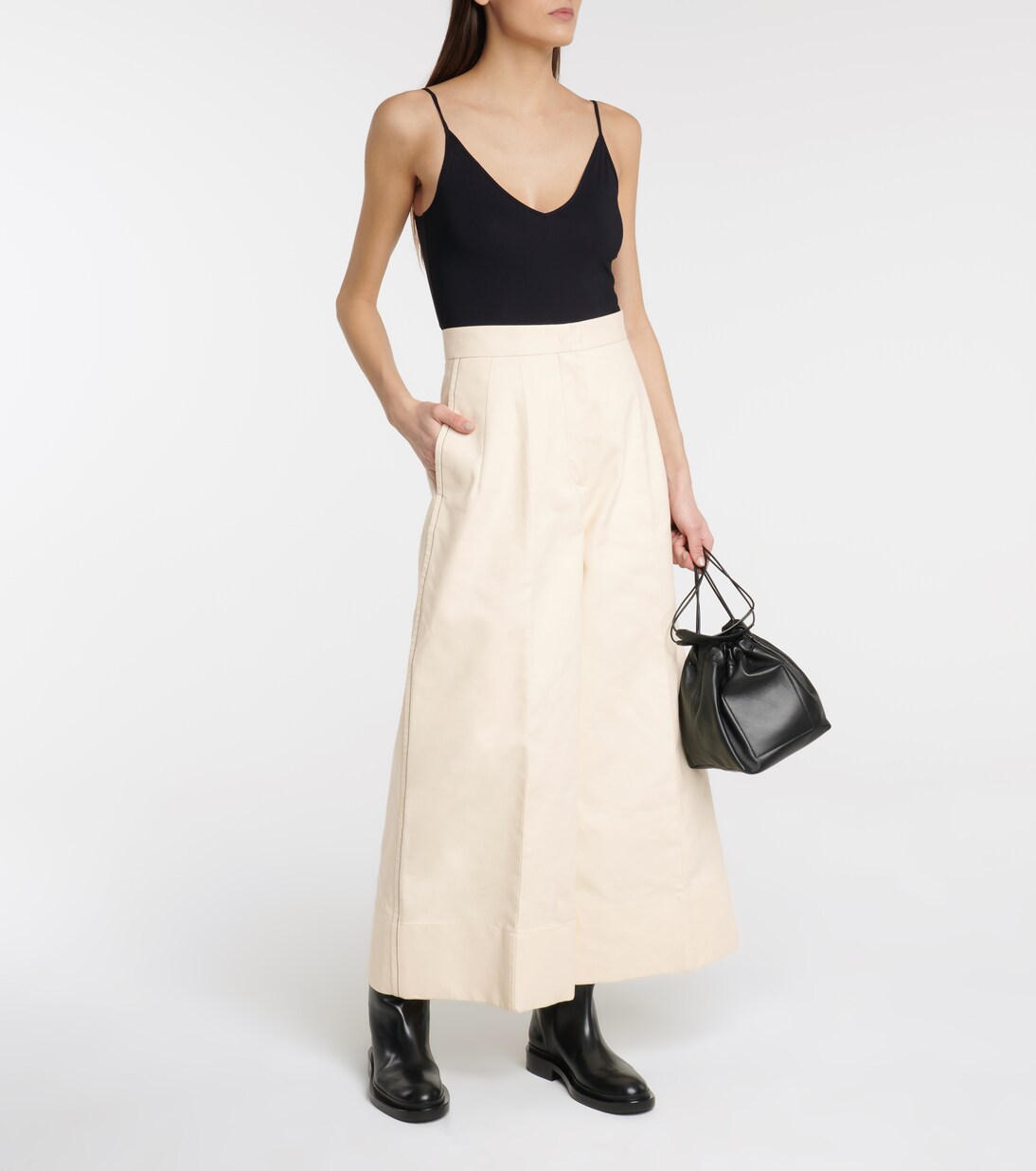 Pantalones de gabardina de algodón | Jil Sander