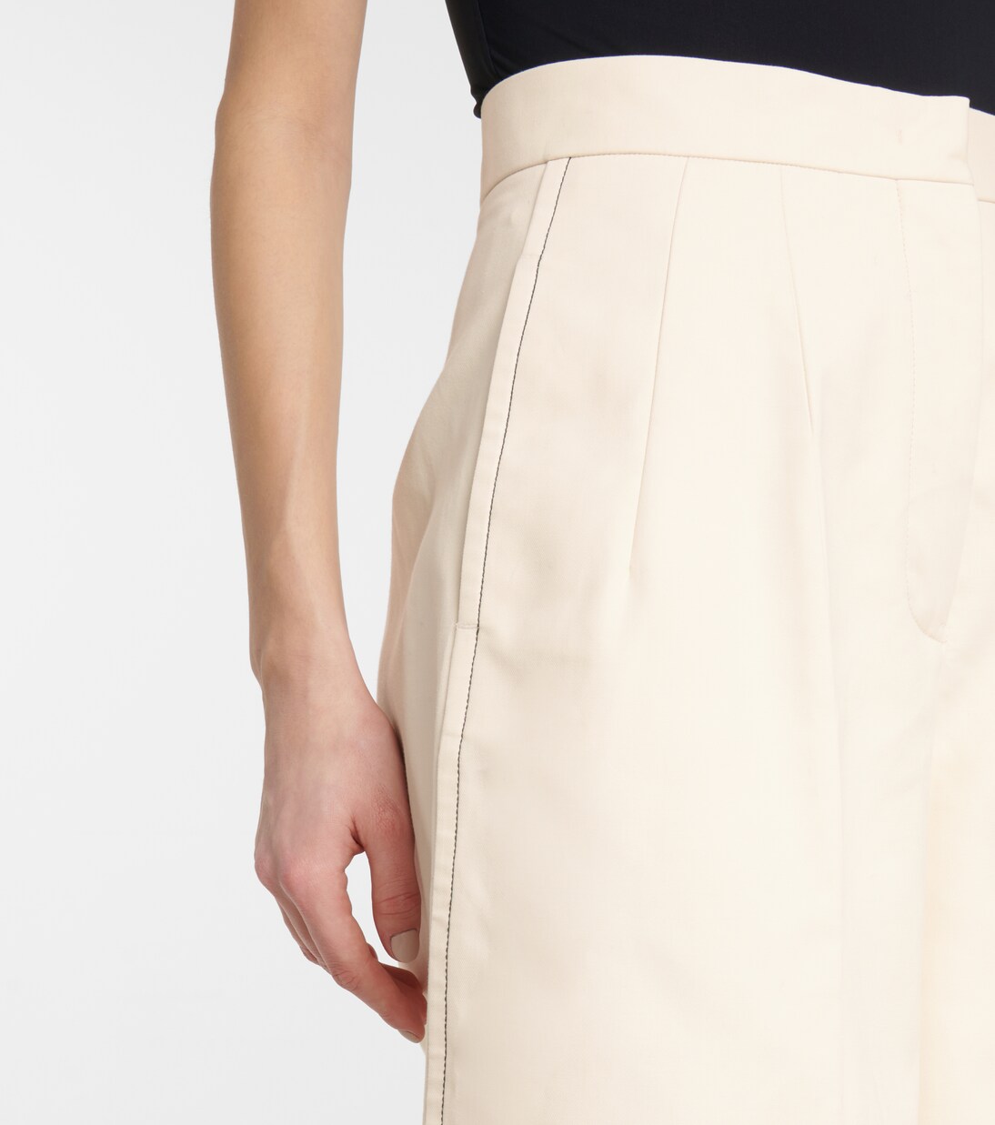 Pantalones de gabardina de algodón | Jil Sander