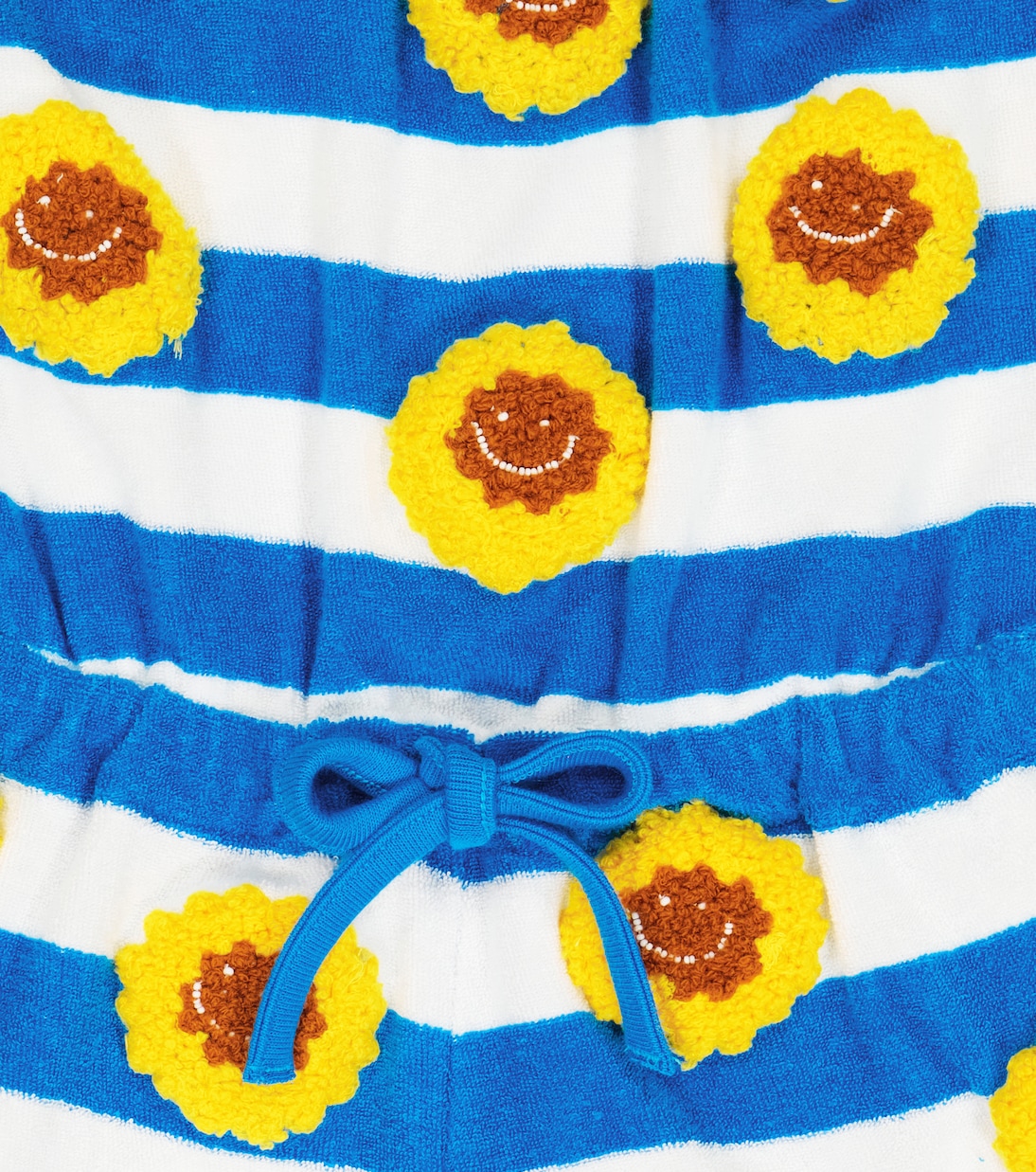 Crochet-embellished cotton jumpsuit | Stella McCartney Kids