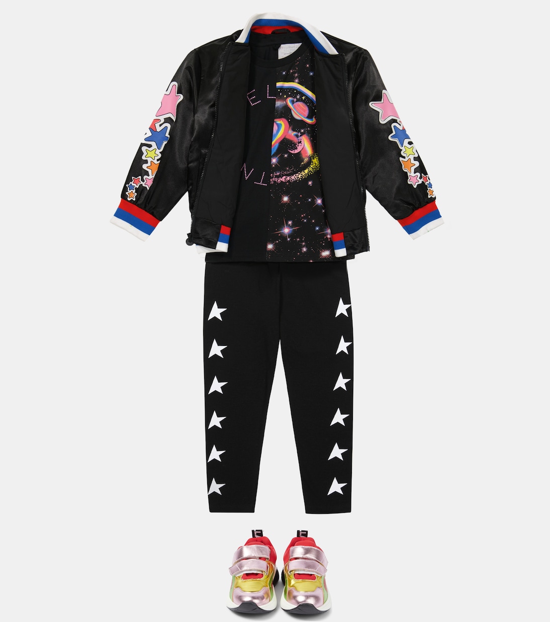 Printed cotton jersey T-shirt | Stella McCartney Kids