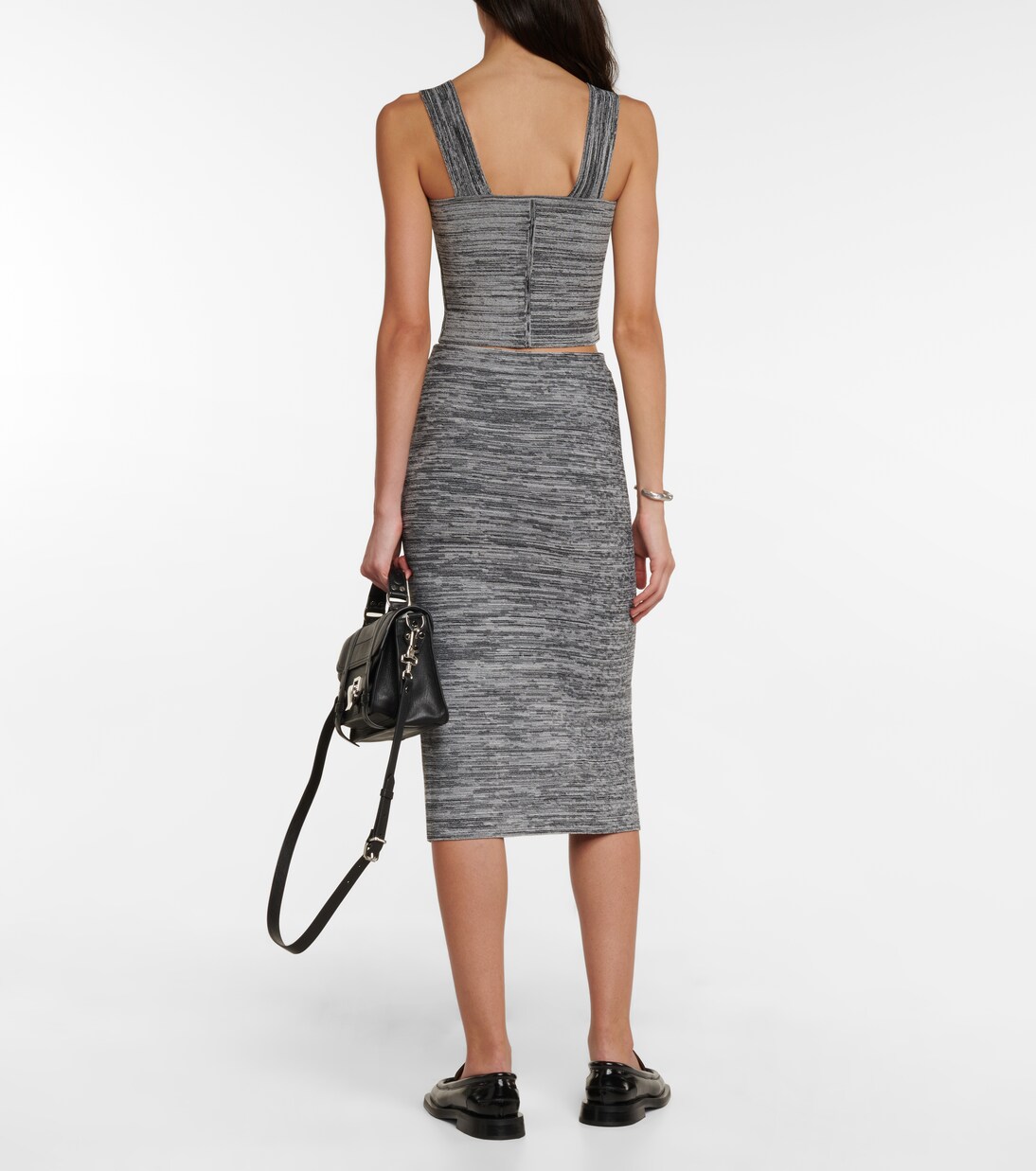 White Label Cropped-Top aus Strick | Proenza Schouler