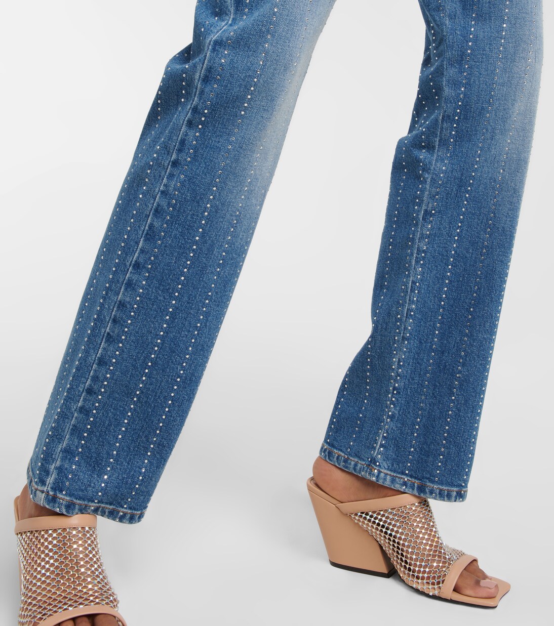 Embellished cropped jeans | Stella McCartney