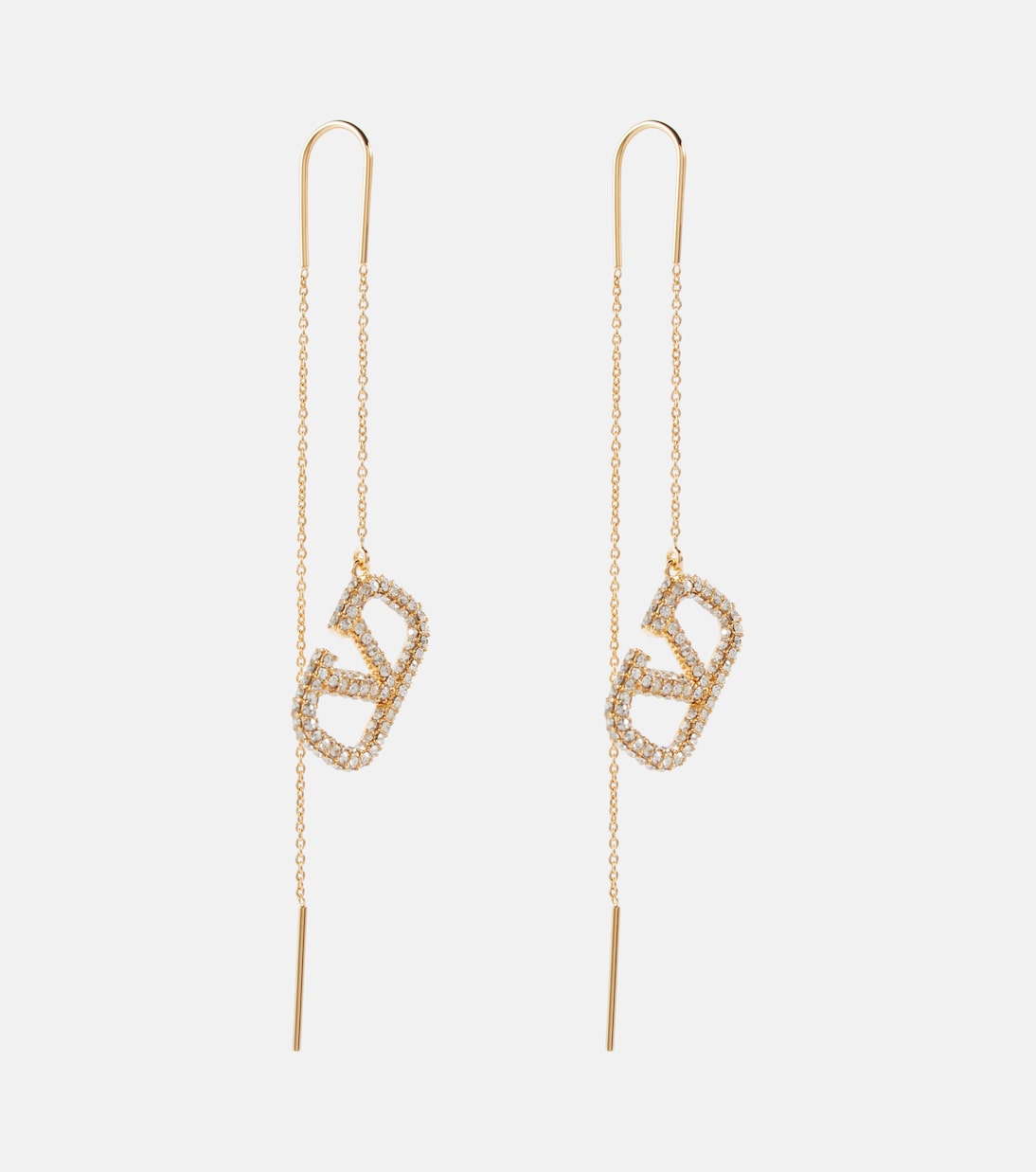VLogo Signature embellished earrings | Valentino