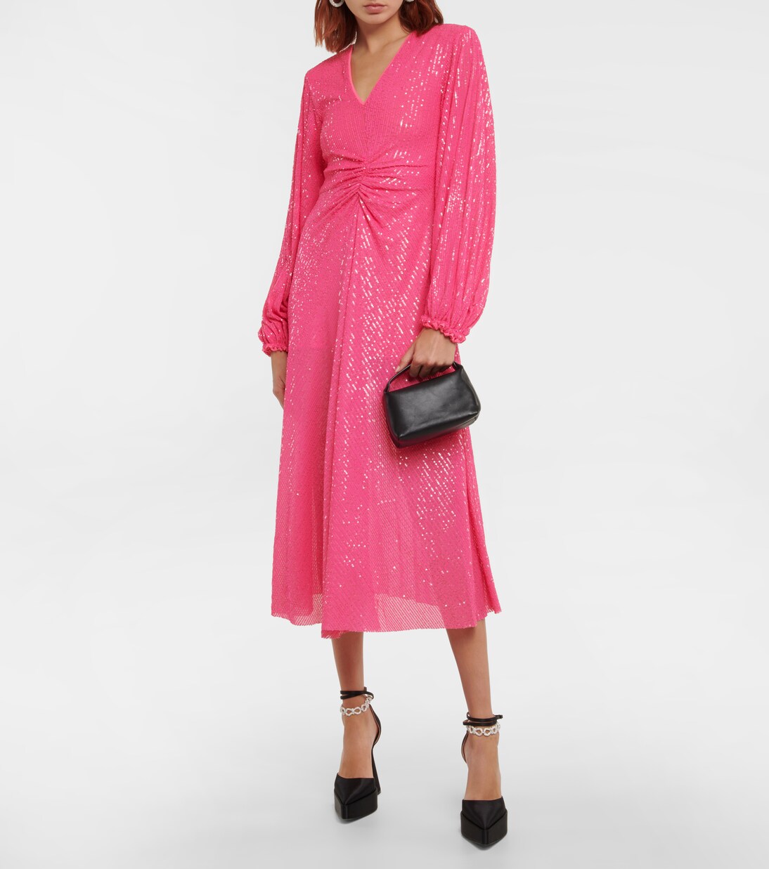 Robe midi à sequins | Rotate