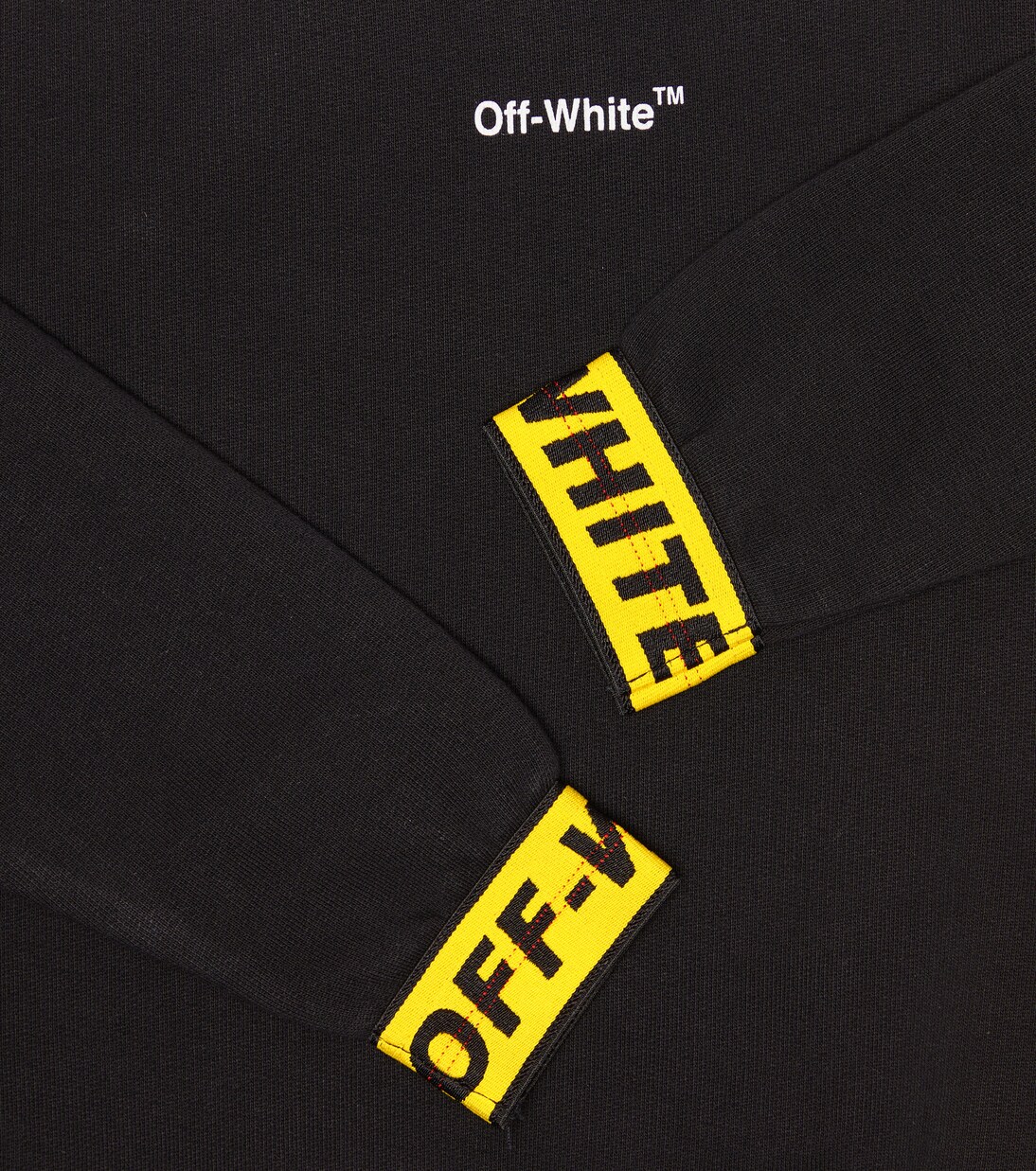 Logo cotton jersey sweatshirt | Off-White Kids