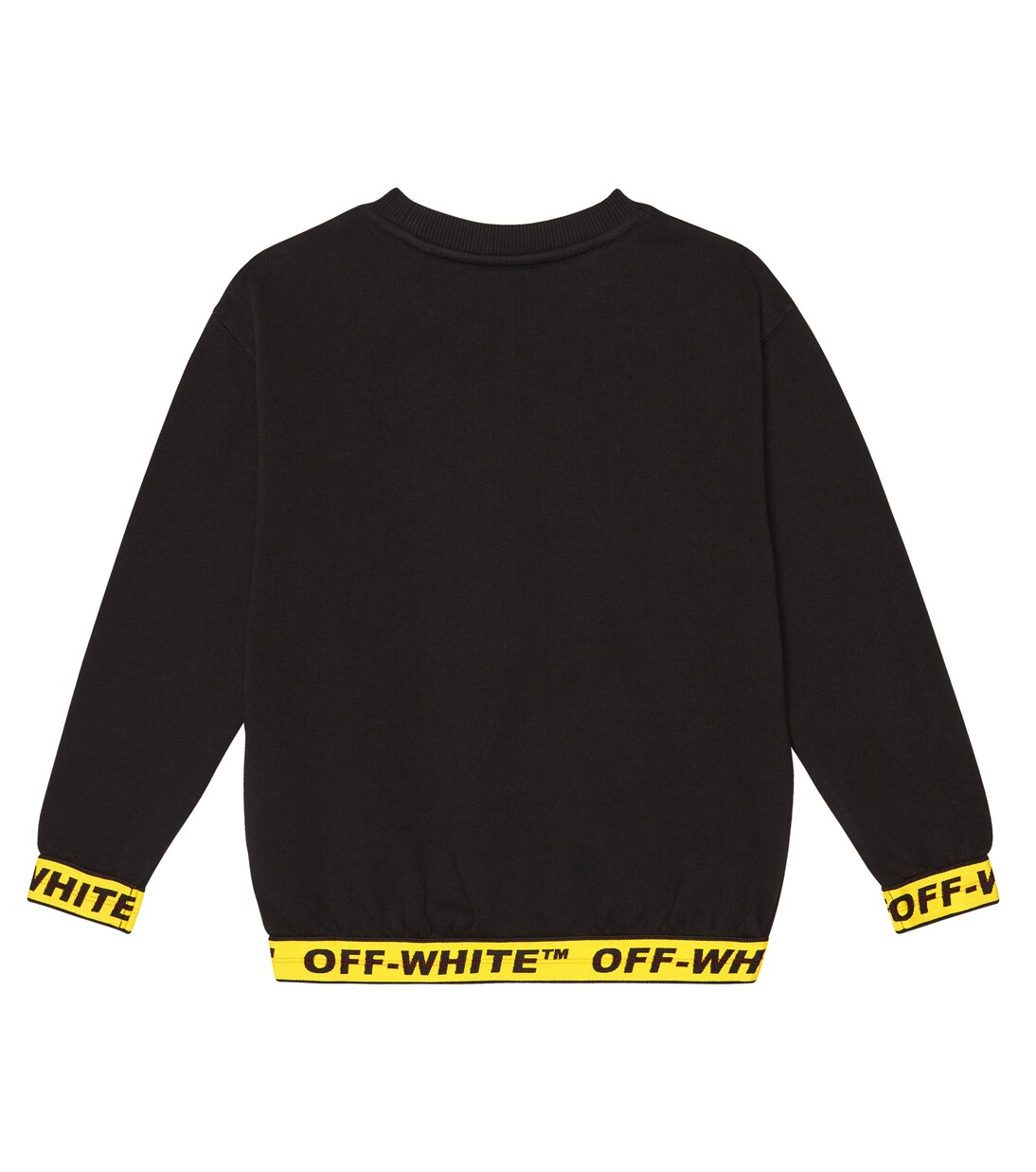 Logo cotton jersey sweatshirt | Off-White Kids